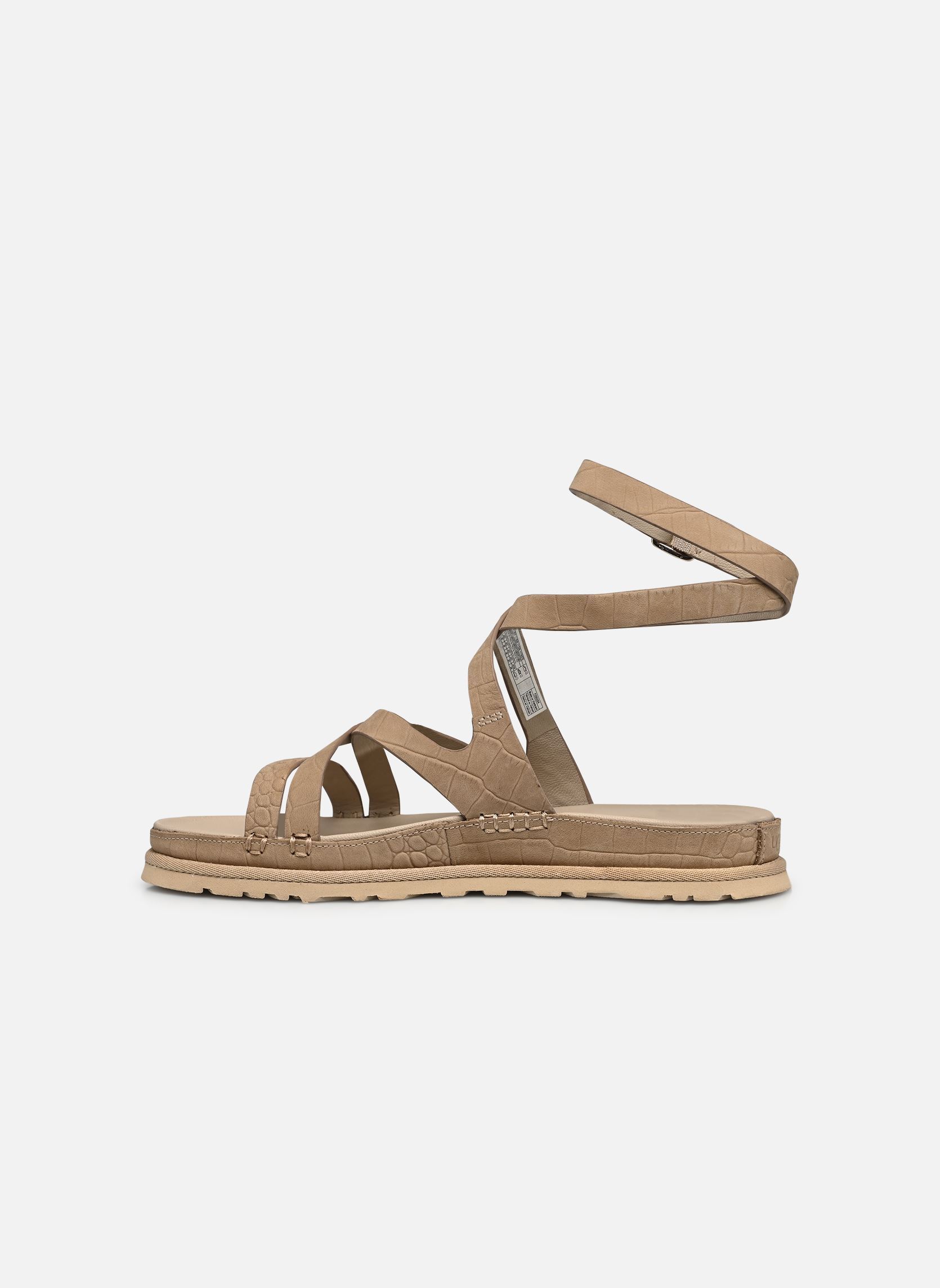 Keil- und Plateausandalen W Goldengaze Embossed Ankle Wrap damen beige UGG Keil- und Plateausandalen W Goldengaze Embossed Ankle Wrap damen beige MUSTARD SEED