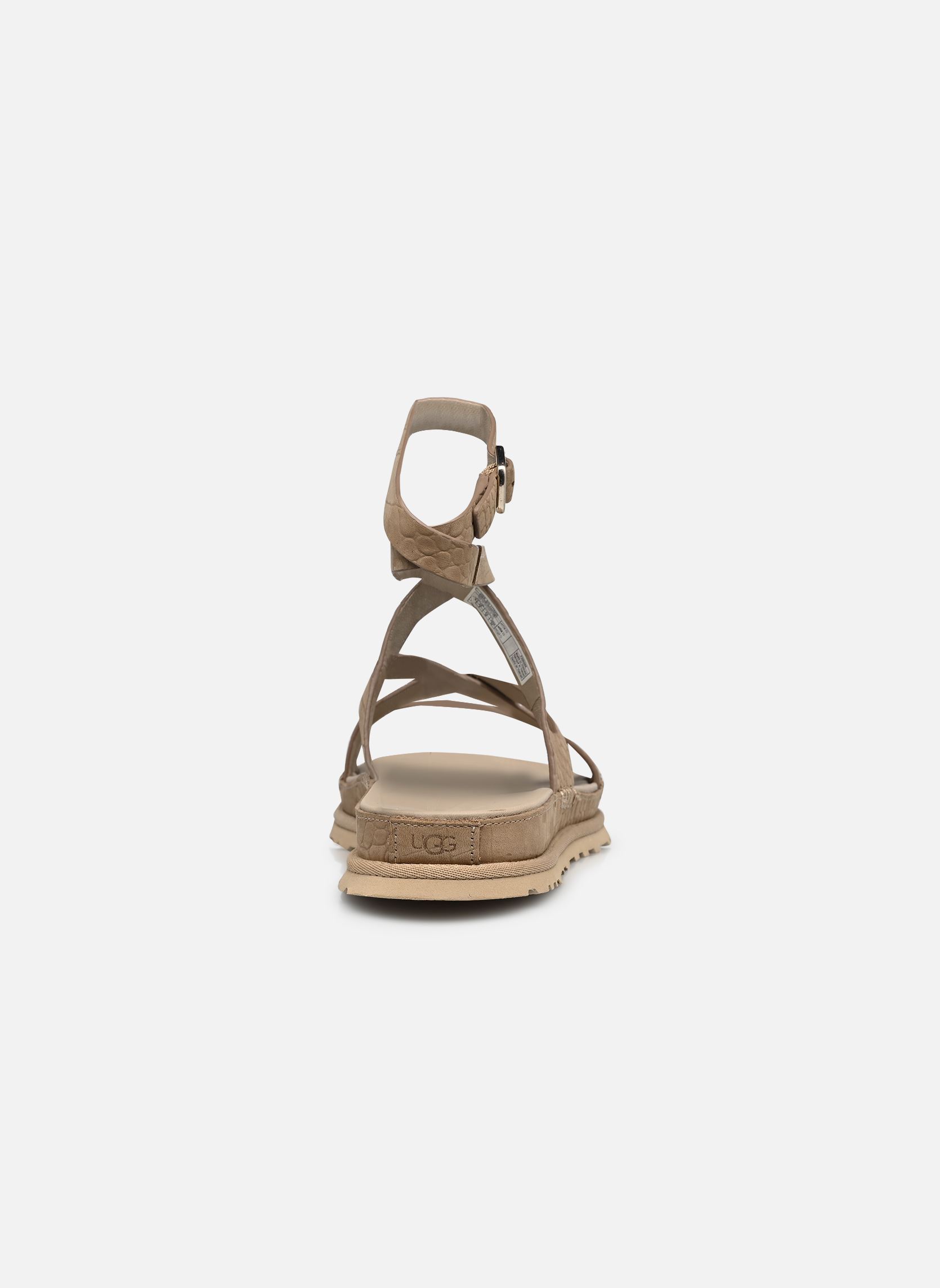 Keil- und Plateausandalen W Goldengaze Embossed Ankle Wrap damen beige UGG Keil- und Plateausandalen W Goldengaze Embossed Ankle Wrap damen beige MUSTARD SEED