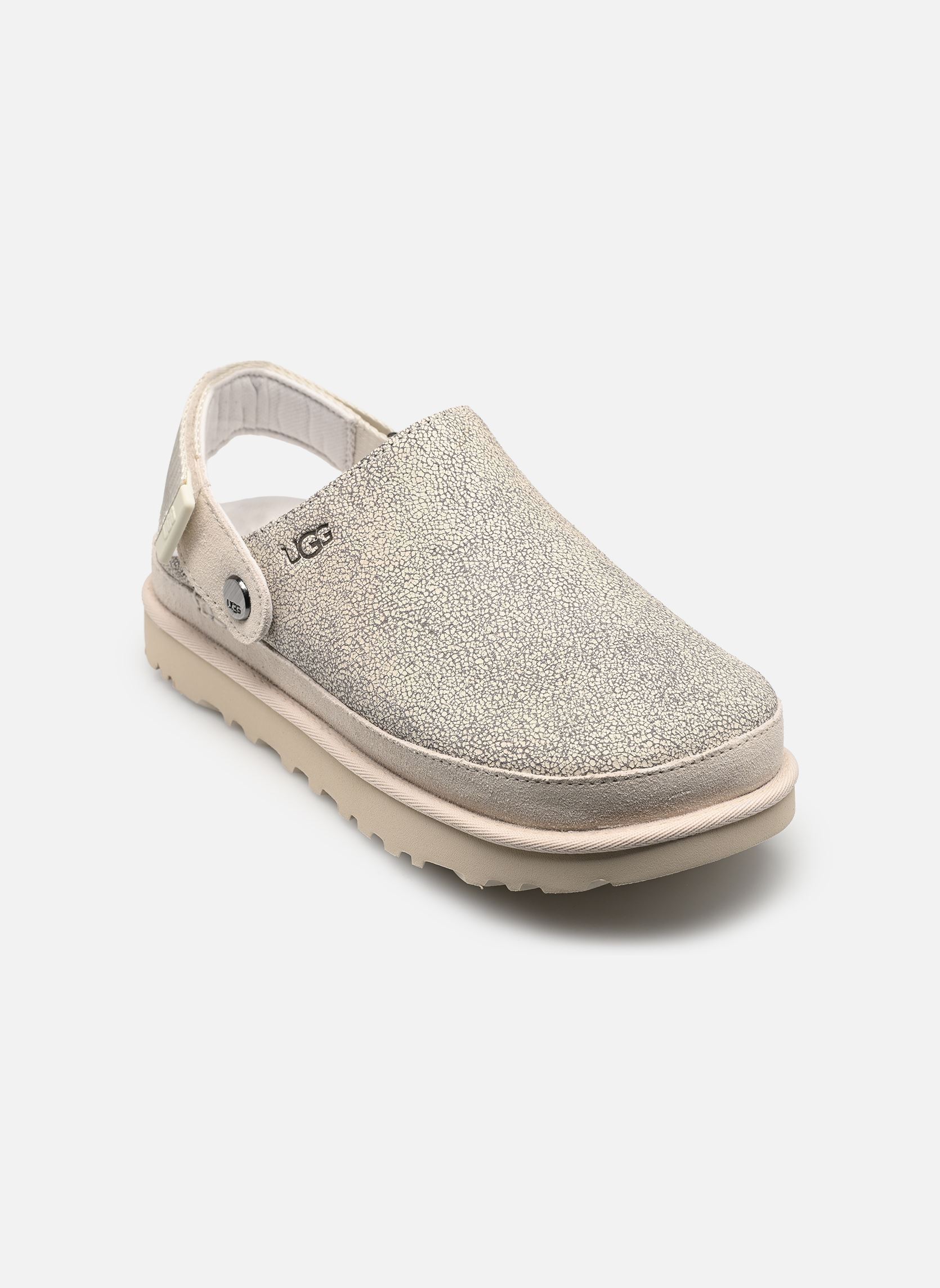 Mules W Goldenstar Crackle Clog femme blanc UGG Mules W Goldenstar Crackle Clog femme blanc CRACKLE WHITE