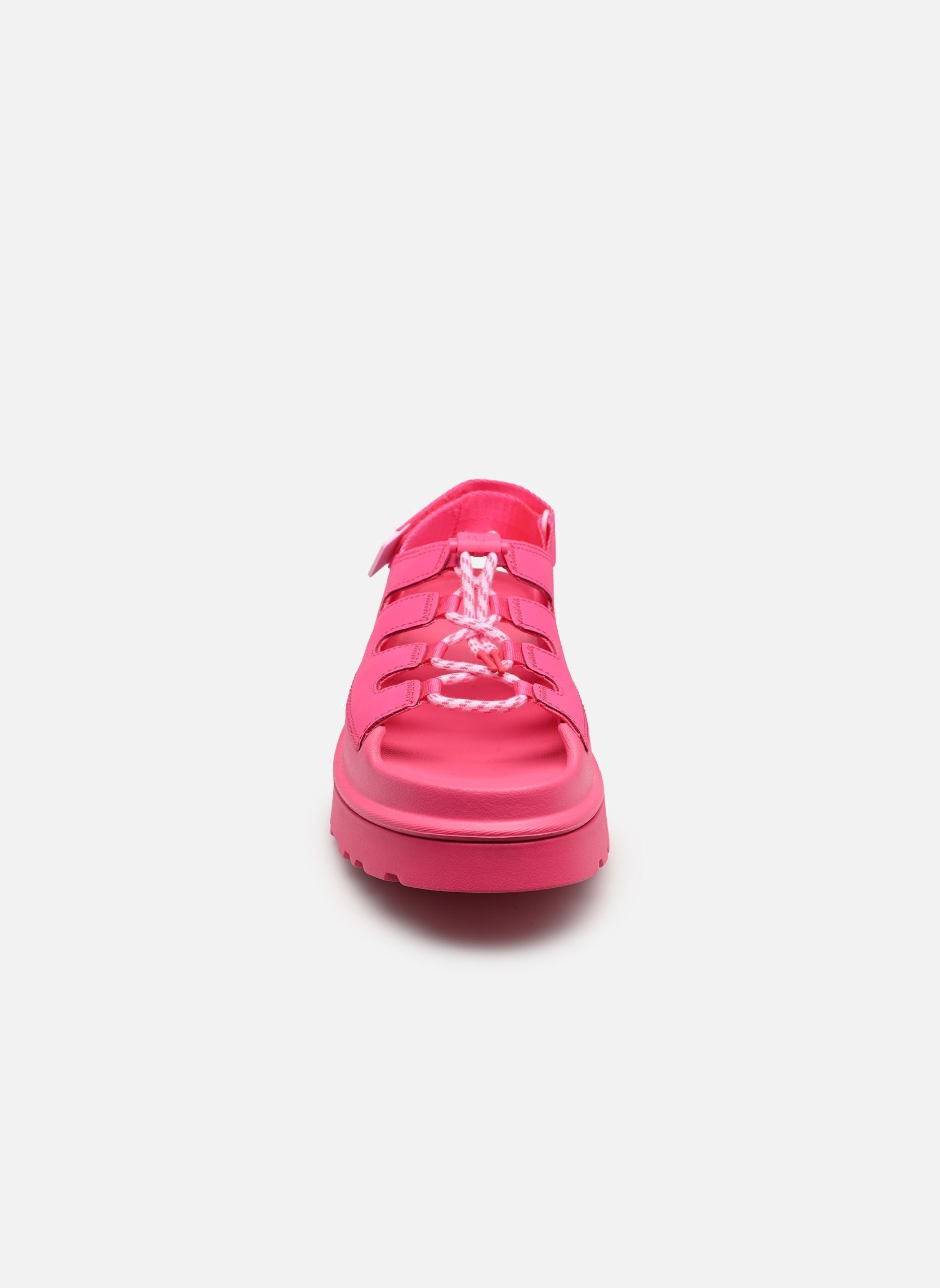 Sandales compensées et plateformes W Goldenglow Toggle femme rose UGG Sandales compensées et plateformes W Goldenglow Toggle femme rose DEEP CORAL