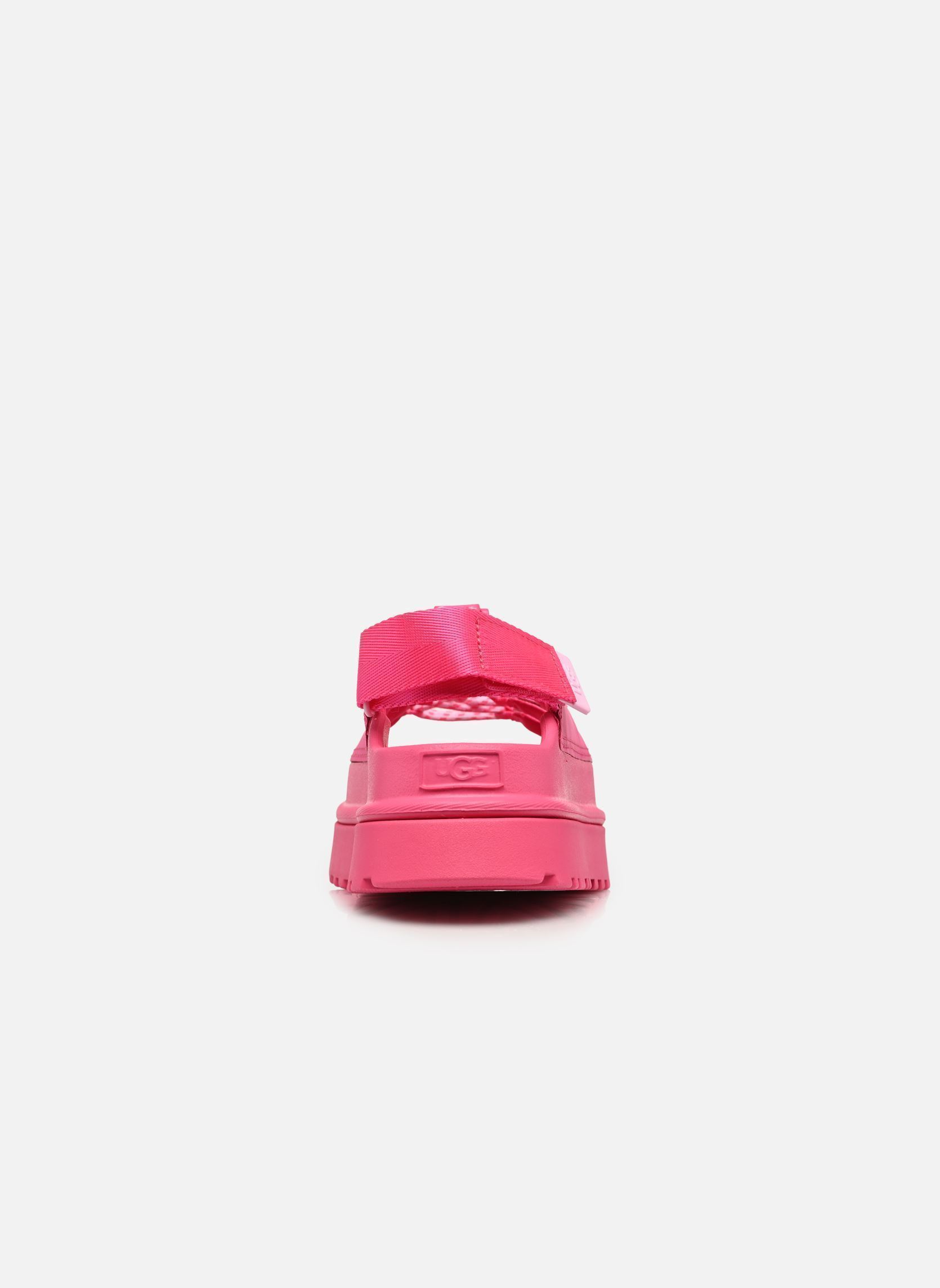 Sandales compensées et plateformes W Goldenglow Toggle femme rose UGG Sandales compensées et plateformes W Goldenglow Toggle femme rose DEEP CORAL