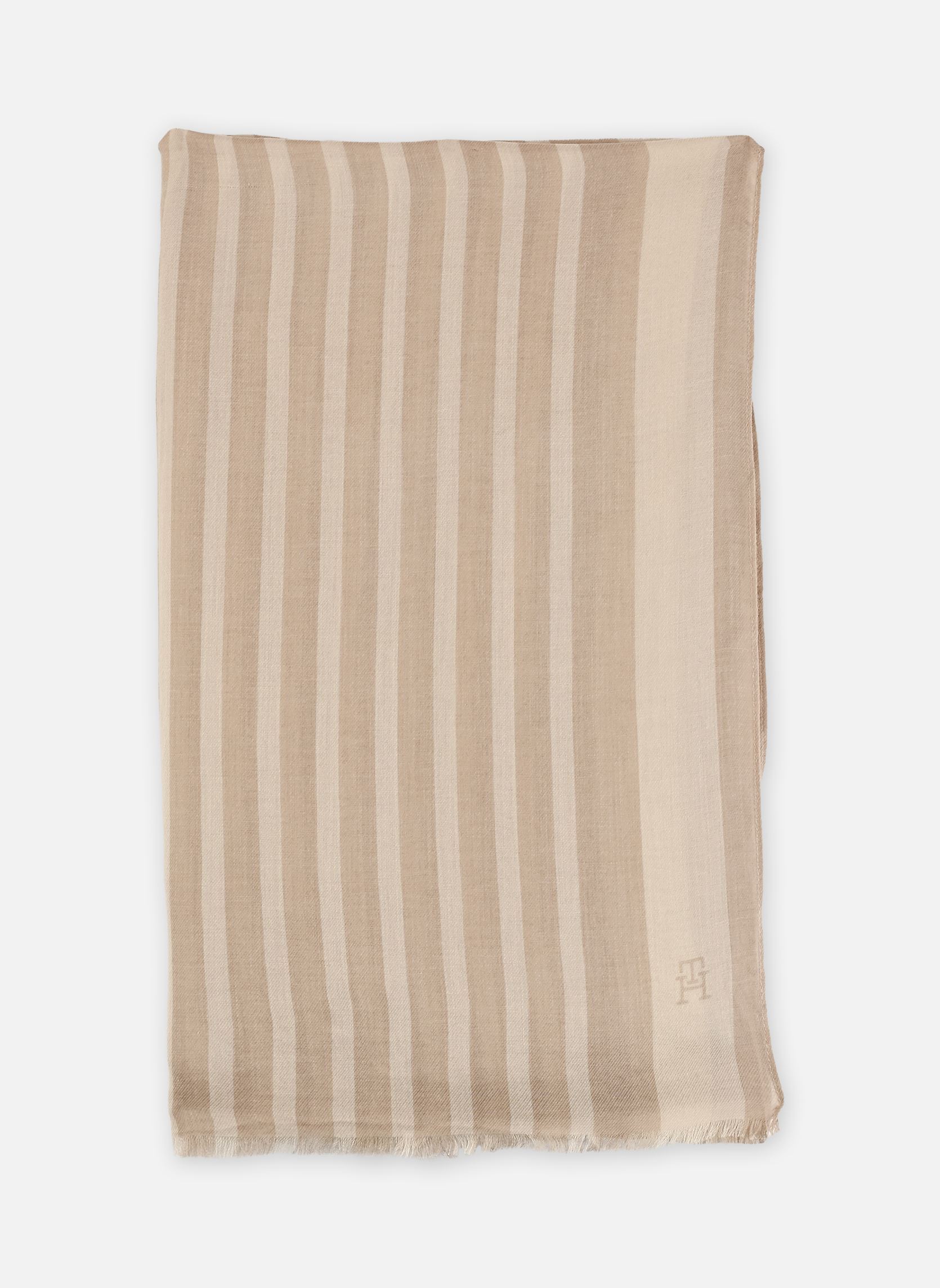 Foulards Th Elevated Chic Sca femme beige Tommy Hilfiger Foulards Th Elevated Chic Sca femme beige CLASSIC BEIGE