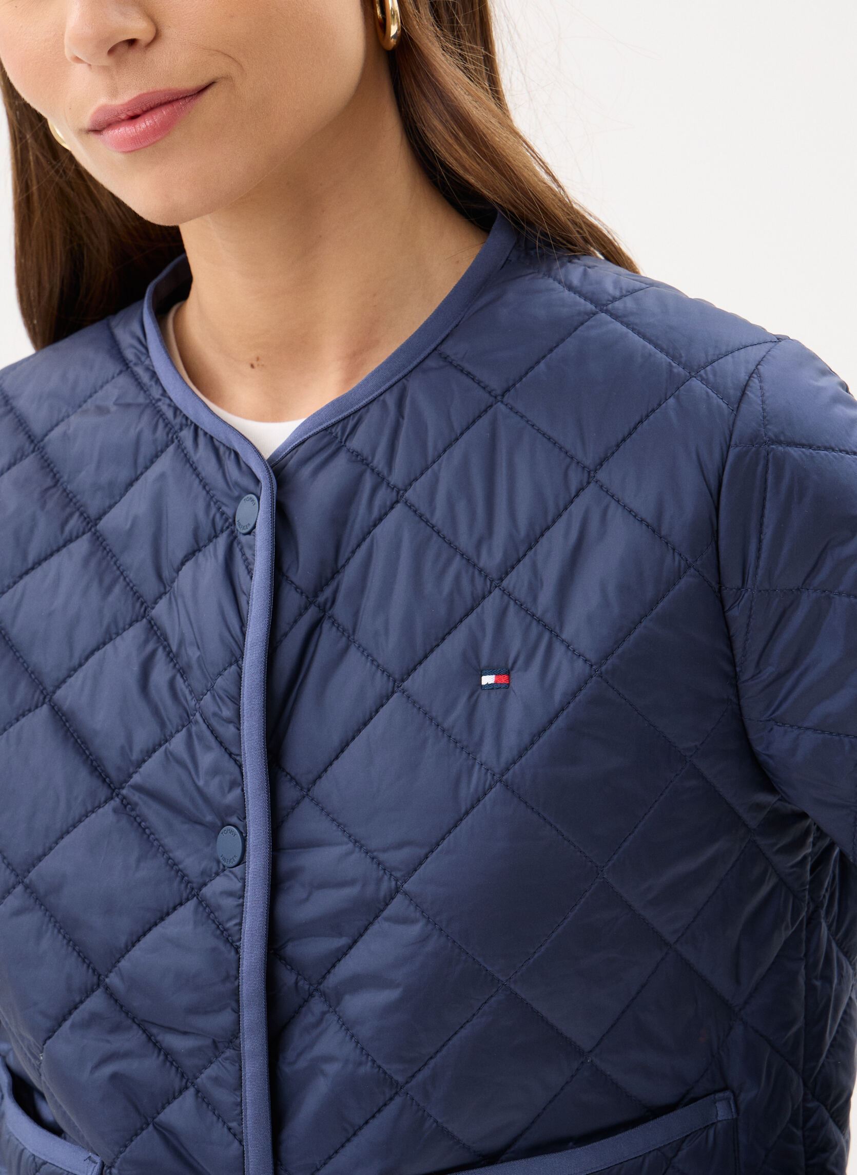 Bomberjacks Lw Padded Reg Quilte dames blauw Tommy Hilfiger Bomberjacks Lw Padded Reg Quilte dames blauw DARK NIGHT NAVY
