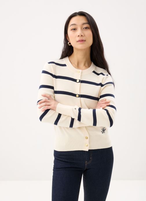 Tommy Hilfiger Vesten Full Needle Gilet dames wit