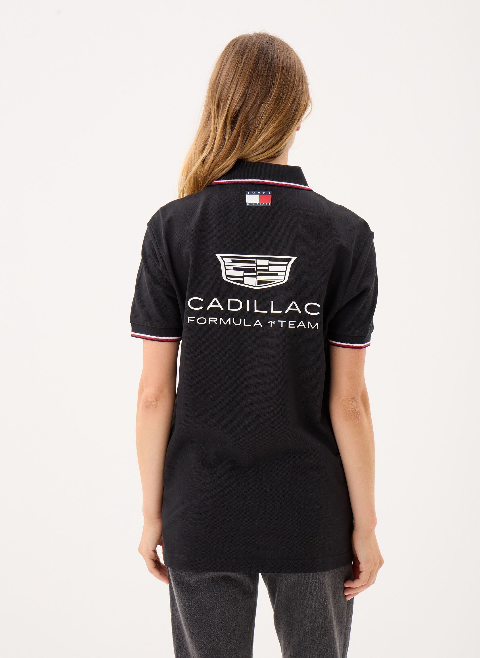 Polo's Th X Cf1 Replica Pol zwart Tommy Hilfiger Polo's Th X Cf1 Replica Pol zwart BLACK