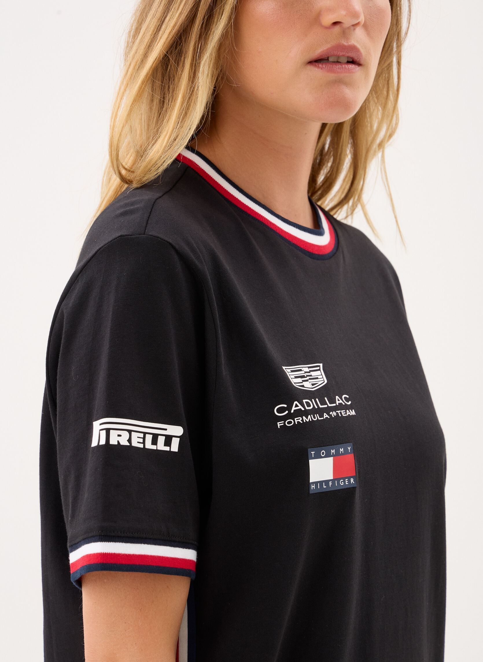 Tee-shirts Th X Cf1 Replica Tee noir Tommy Hilfiger Tee-shirts Th X Cf1 Replica Tee noir BLACK