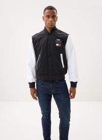 Bomberjacken Th X Cf1 Script Vars schwarz Tommy Hilfiger Bomberjacken Th X Cf1 Script Vars schwarz BLACK / WHITE
