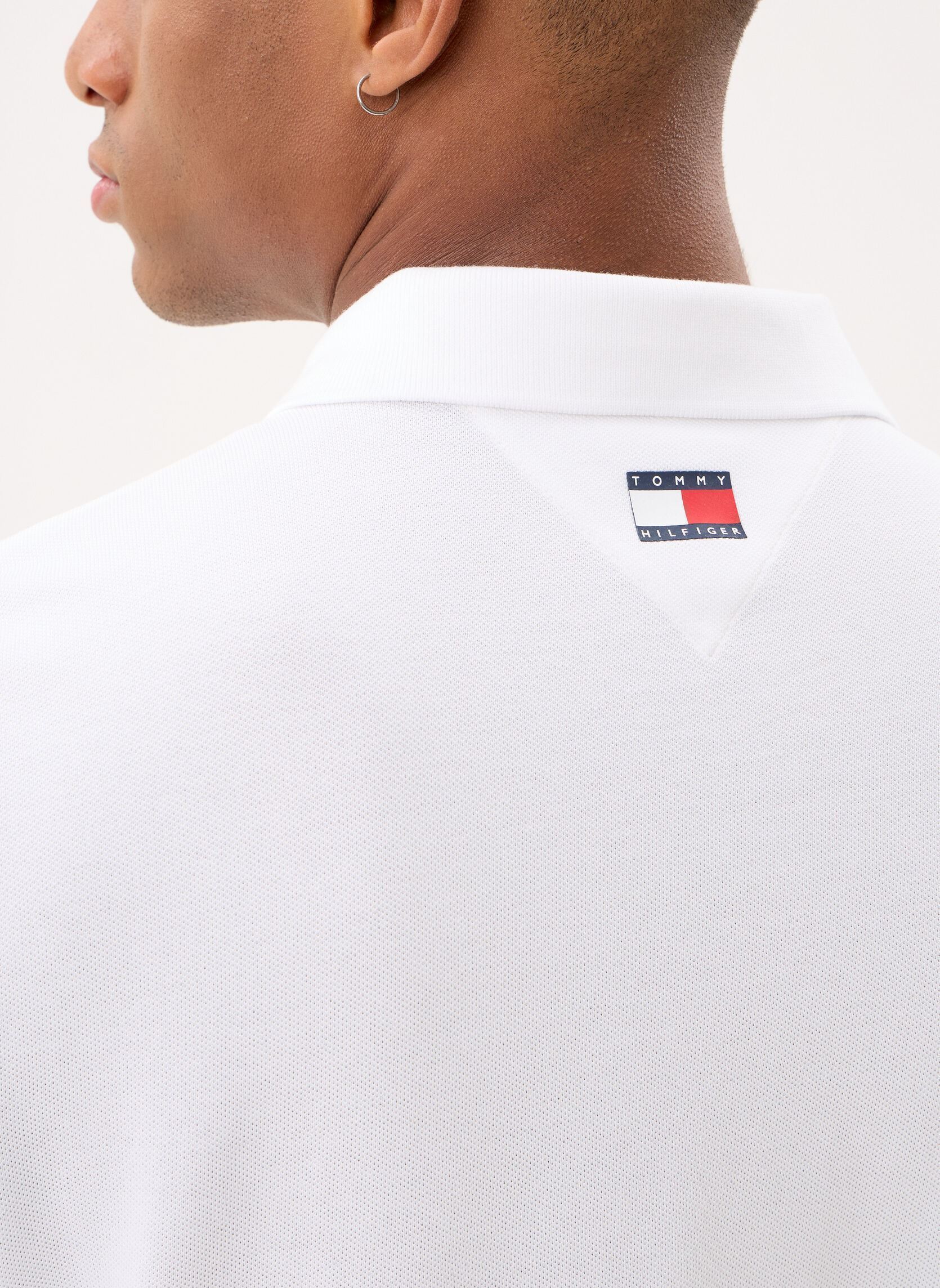 Polos Th X Cf1 Logo Polo blanc Tommy Hilfiger Polos Th X Cf1 Logo Polo blanc WHITE