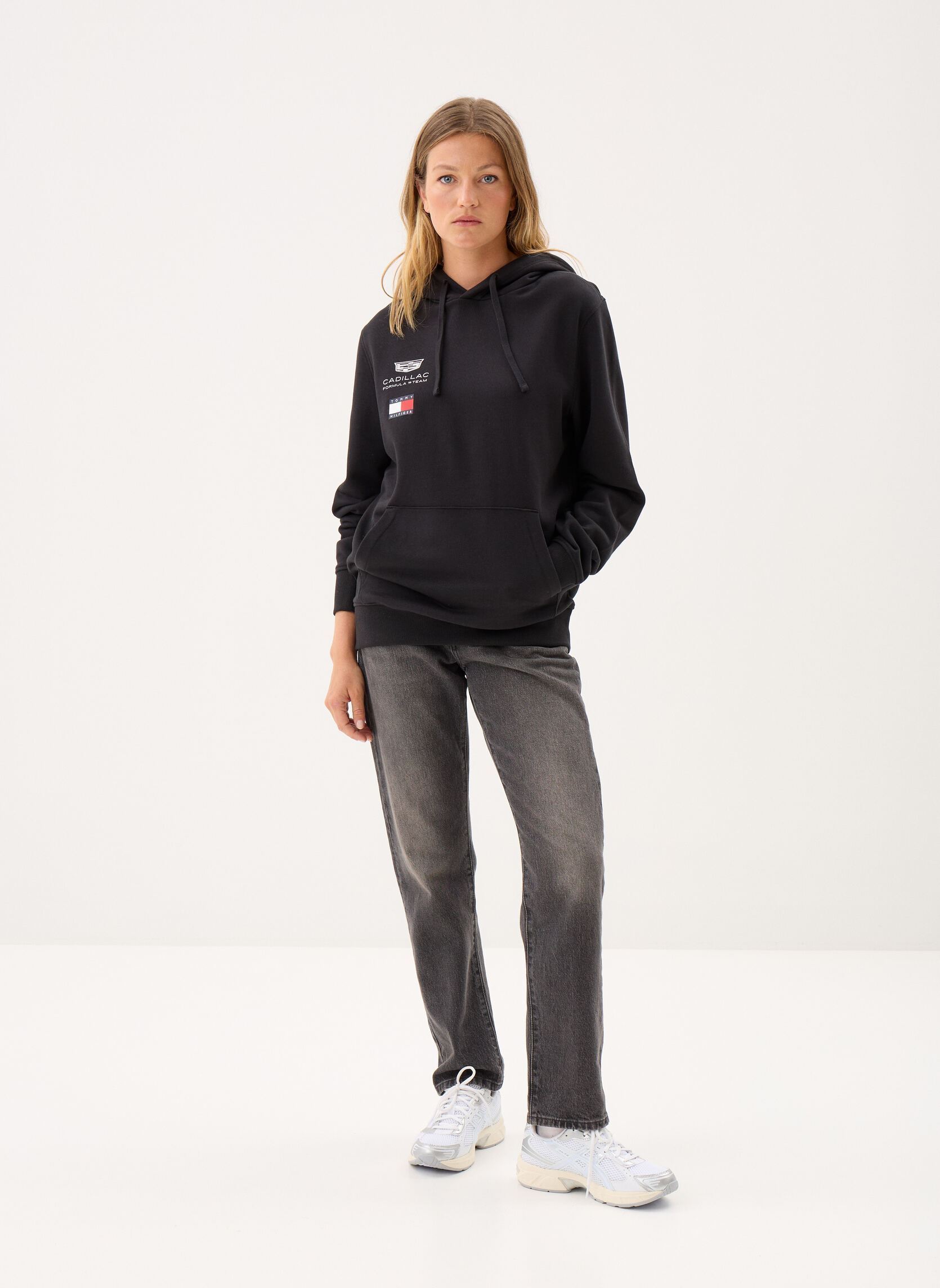Sweats à capuche Th X Cf1 Replica Hoo noir Tommy Hilfiger Sweats à capuche Th X Cf1 Replica Hoo noir BLACK