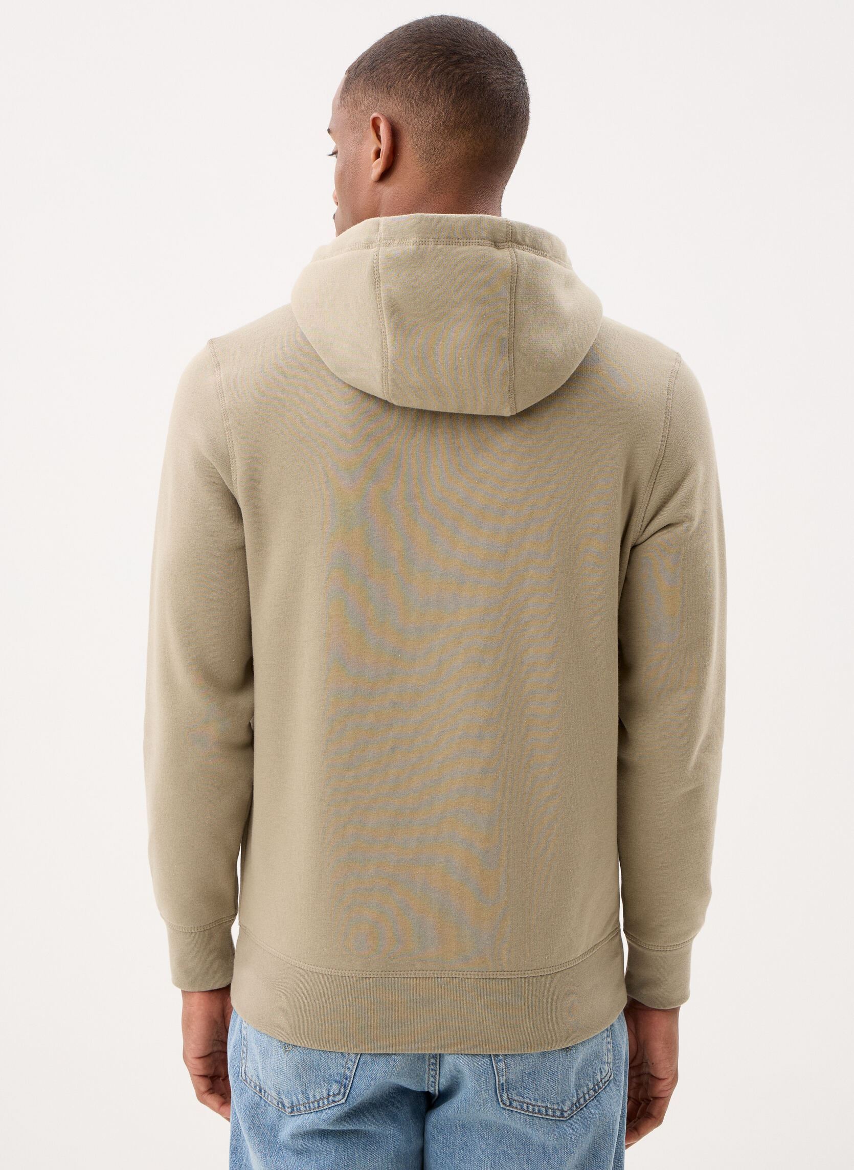 Sweats à capuche Tommy Logo Hoodie homme beige Tommy Hilfiger Sweats à capuche Tommy Logo Hoodie homme beige KEYSTONE