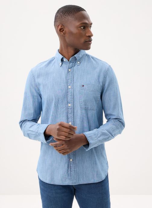 Tommy Hilfiger Hemden Chambray Pocket Rf B herren blau