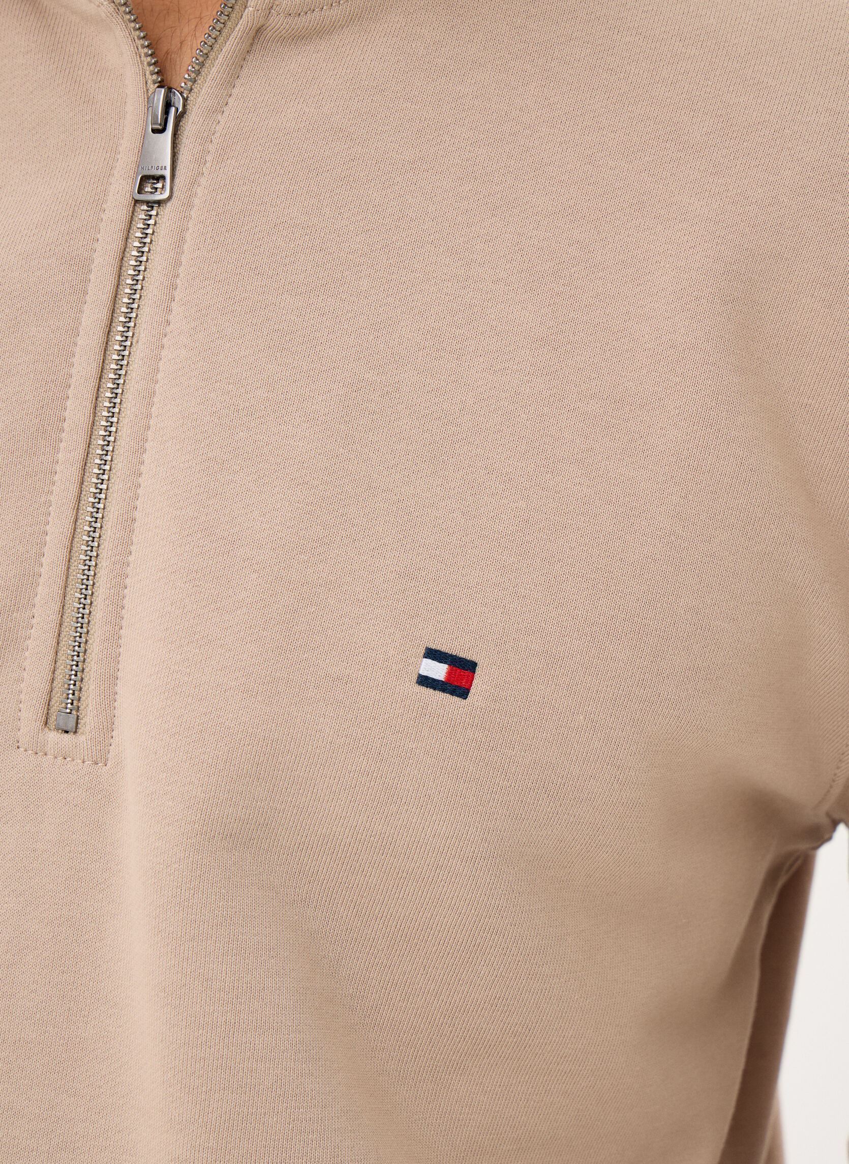 Sweatshirts mit Reißverschluss Essential Terry New MW0MW43115 herren beige Tommy Hilfiger Sweatshirts mit Reißverschluss Essential Terry New MW0MW43115 herren beige BATIQUE KHAKI