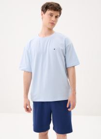 Tee-shirts Ss Jersey Pj Set UM0UM03649 homme bleu Tommy Hilfiger Tee-shirts Ss Jersey Pj Set UM0UM03649 homme bleu BREEZY BLUE/PREPPY NAVY