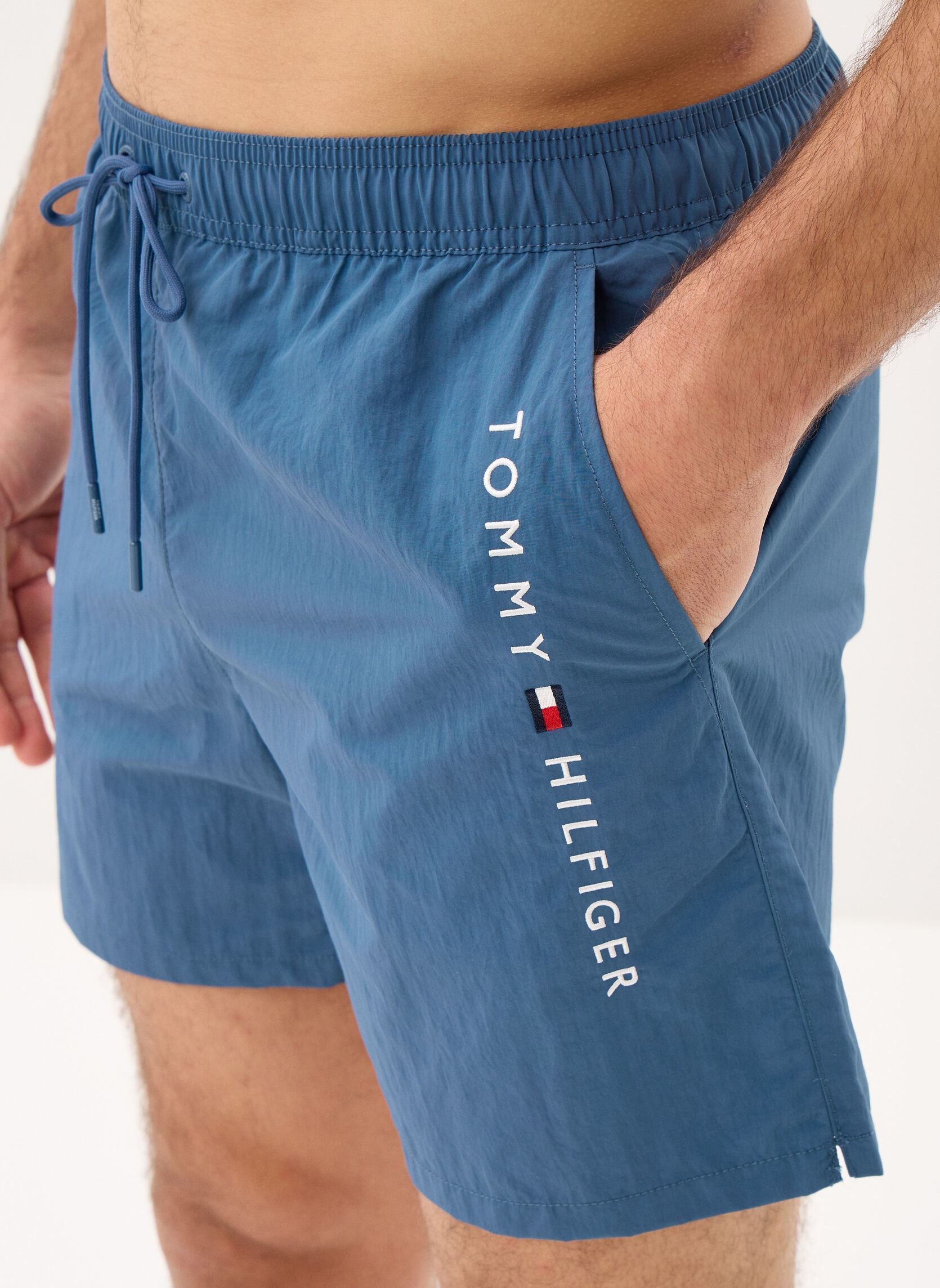 Zwemshorts Medium Drawstring Zi UM0UM03748 heren blauw Tommy Hilfiger Zwemshorts Medium Drawstring Zi UM0UM03748 heren blauw AEGEAN SEA