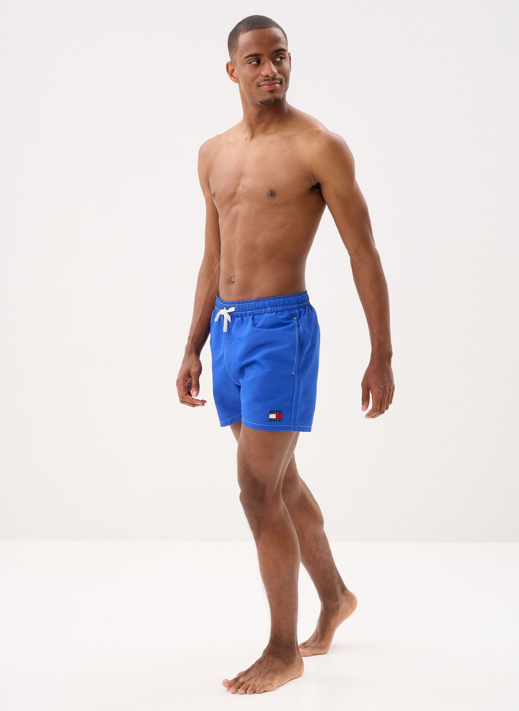 Zwemshorts Tj Medium Drawstring UM0UM03852 heren blauw Tommy Hilfiger Zwemshorts Tj Medium Drawstring UM0UM03852 heren blauw FIZZY BLUE