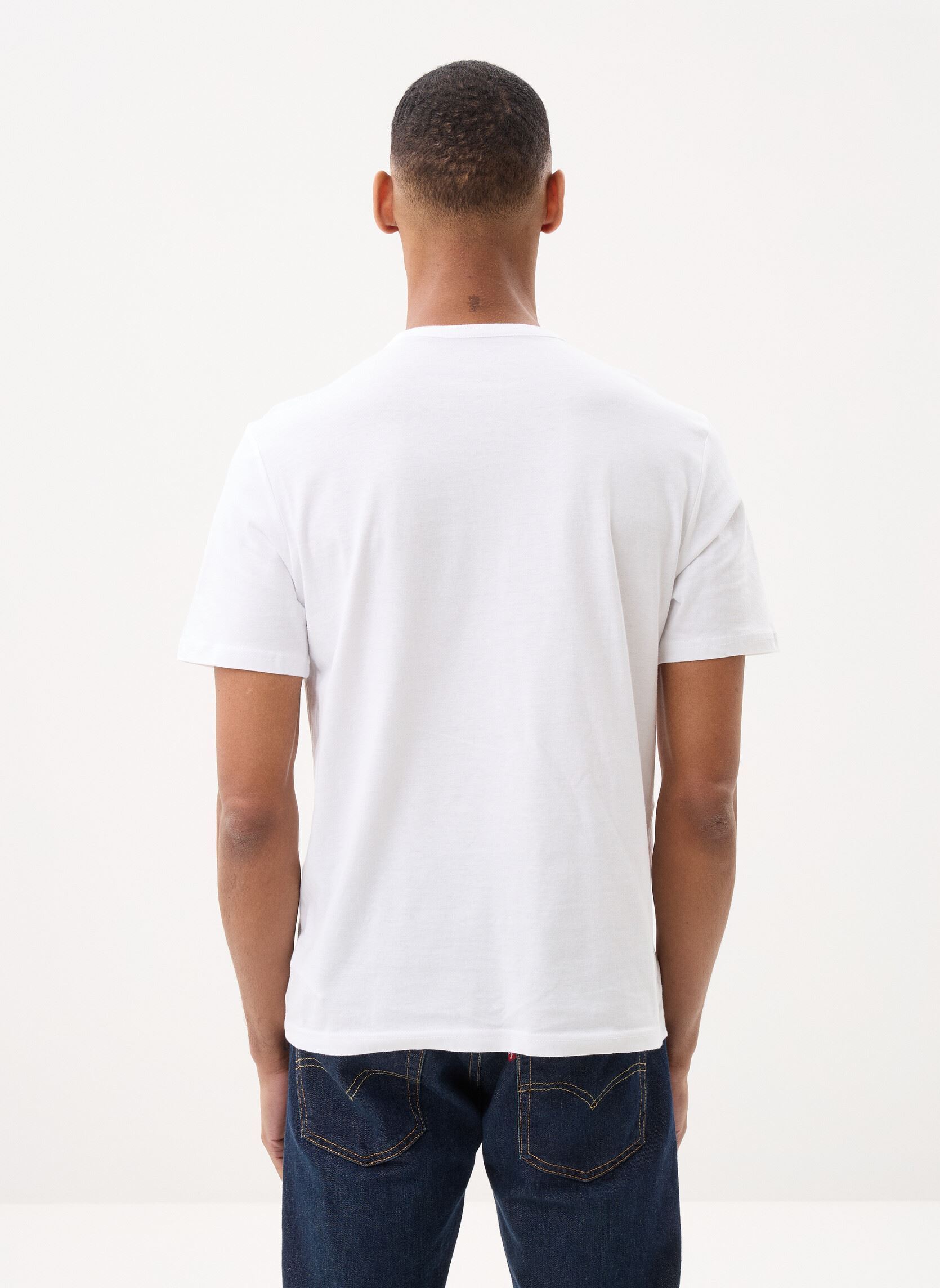 Tee-shirts manches courtes Lot De 3 T-Shirts En Coton Col Rond UM0U homme blanc Tommy Hilfiger Tee-shirts manches courtes Lot De 3 T-Shirts En Coton Col Rond UM0U homme blanc WHITE/WHITE/WHITE