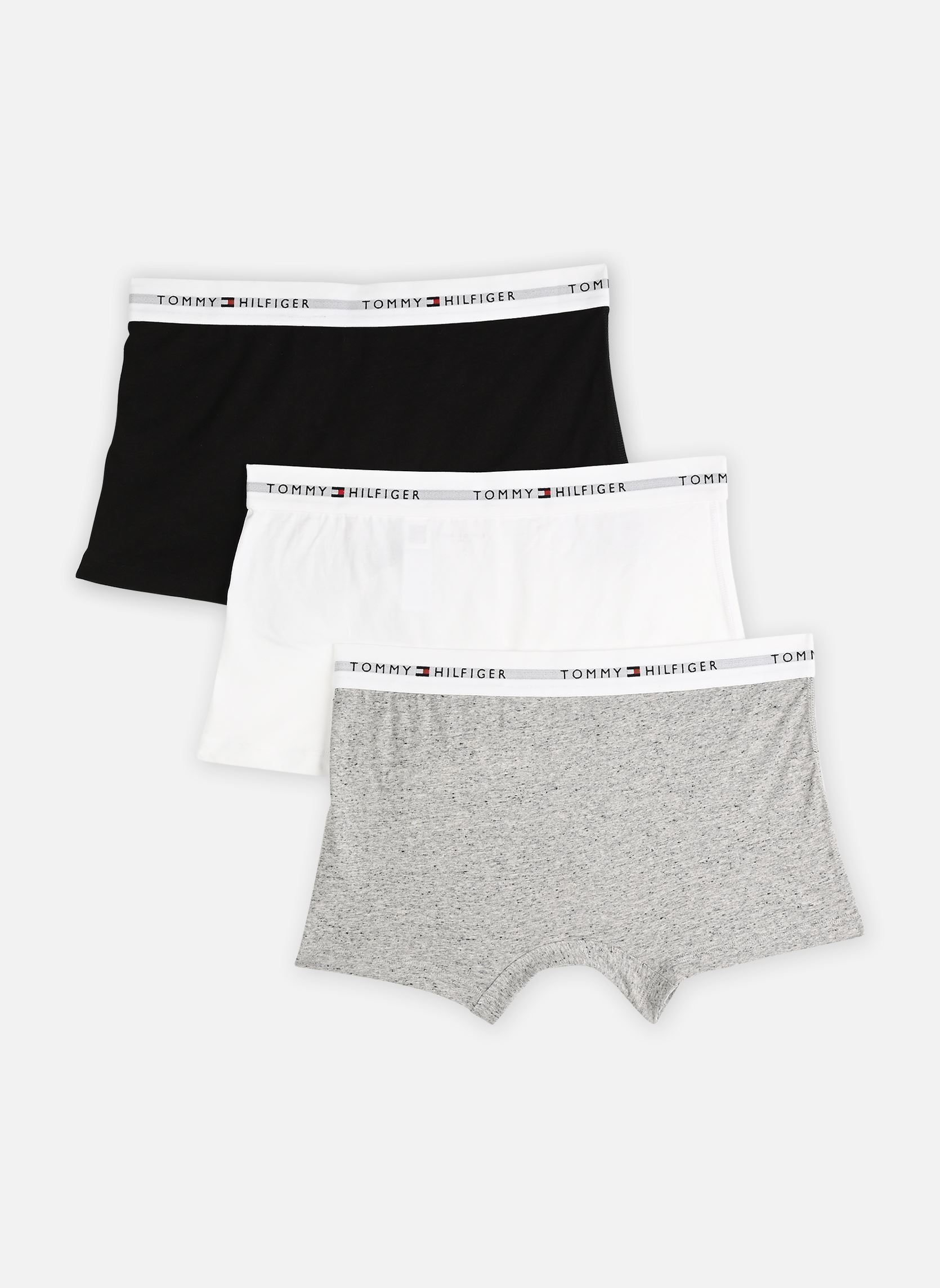 Caleçons Lot De 3 Boxers Signature À Ceinture À L homme gris Tommy Hilfiger Caleçons Lot De 3 Boxers Signature À Ceinture À L homme gris GREY HEATHER/BLACK/WHITE
