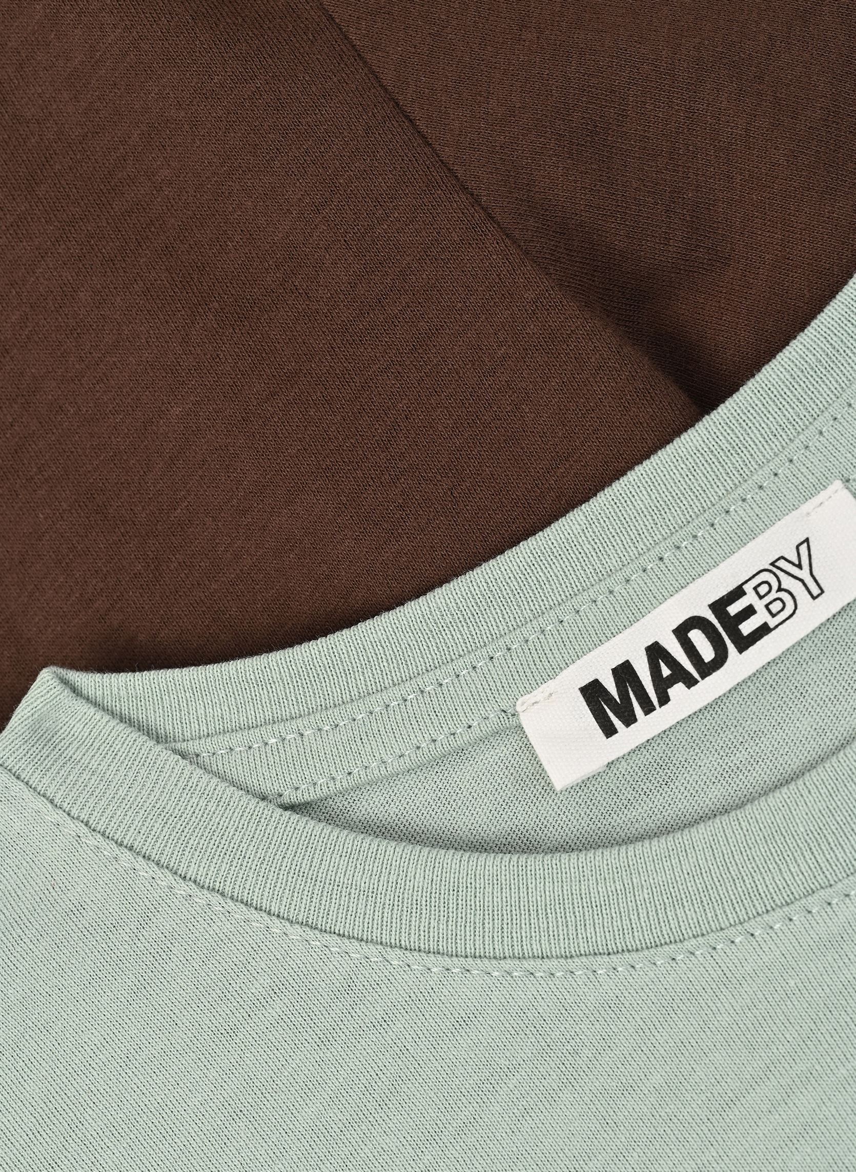 Tee-shirts TEELOTKIDAC3 garçon gris MADE BY Tee-shirts TEELOTKIDAC3 garçon gris CHOCOLATE/CABERNET/ HARBOR GRA