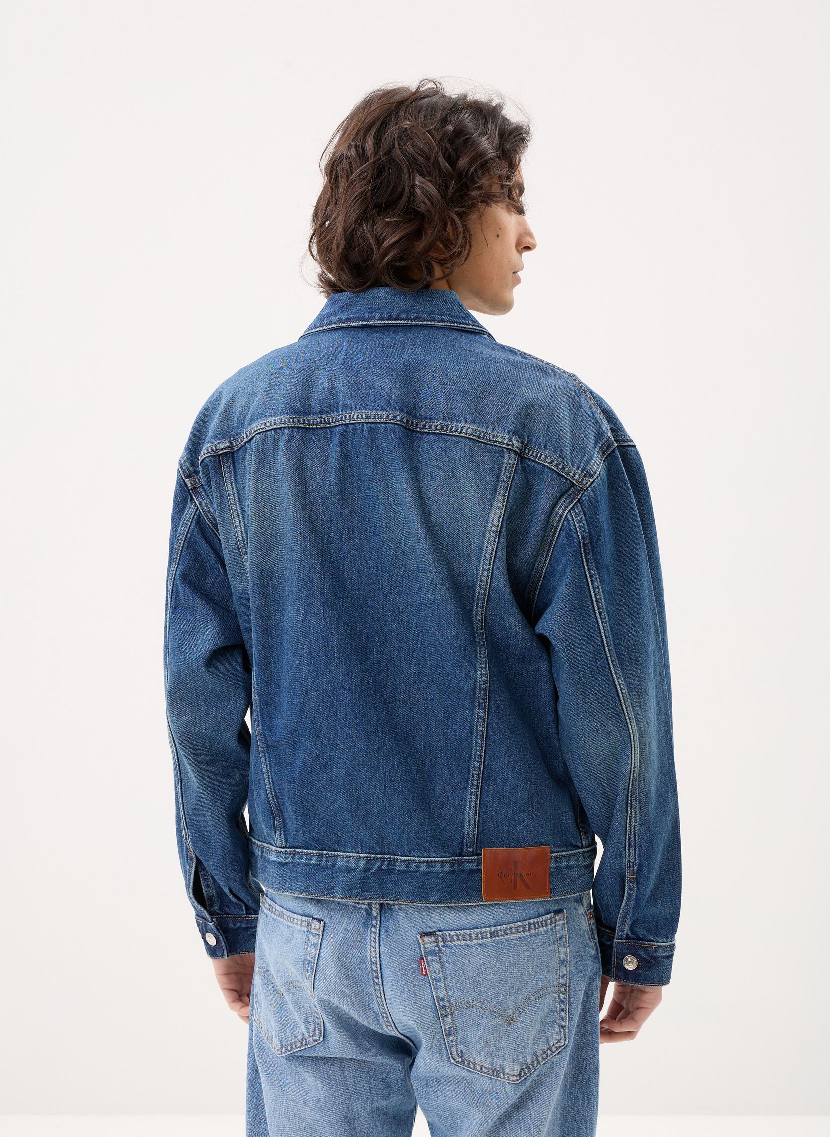 Vestes en jean 90S Horizon Trucker homme bleu Calvin Klein Jeans Vestes en jean 90S Horizon Trucker homme bleu BLUE