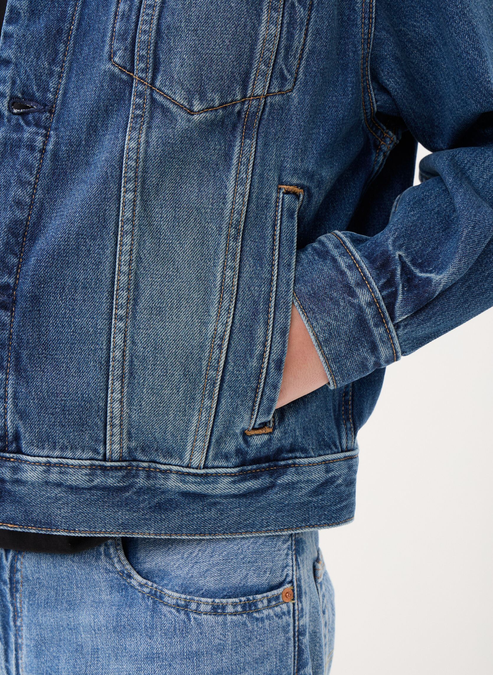 Vestes en jean 90S Horizon Trucker homme bleu Calvin Klein Jeans Vestes en jean 90S Horizon Trucker homme bleu BLUE