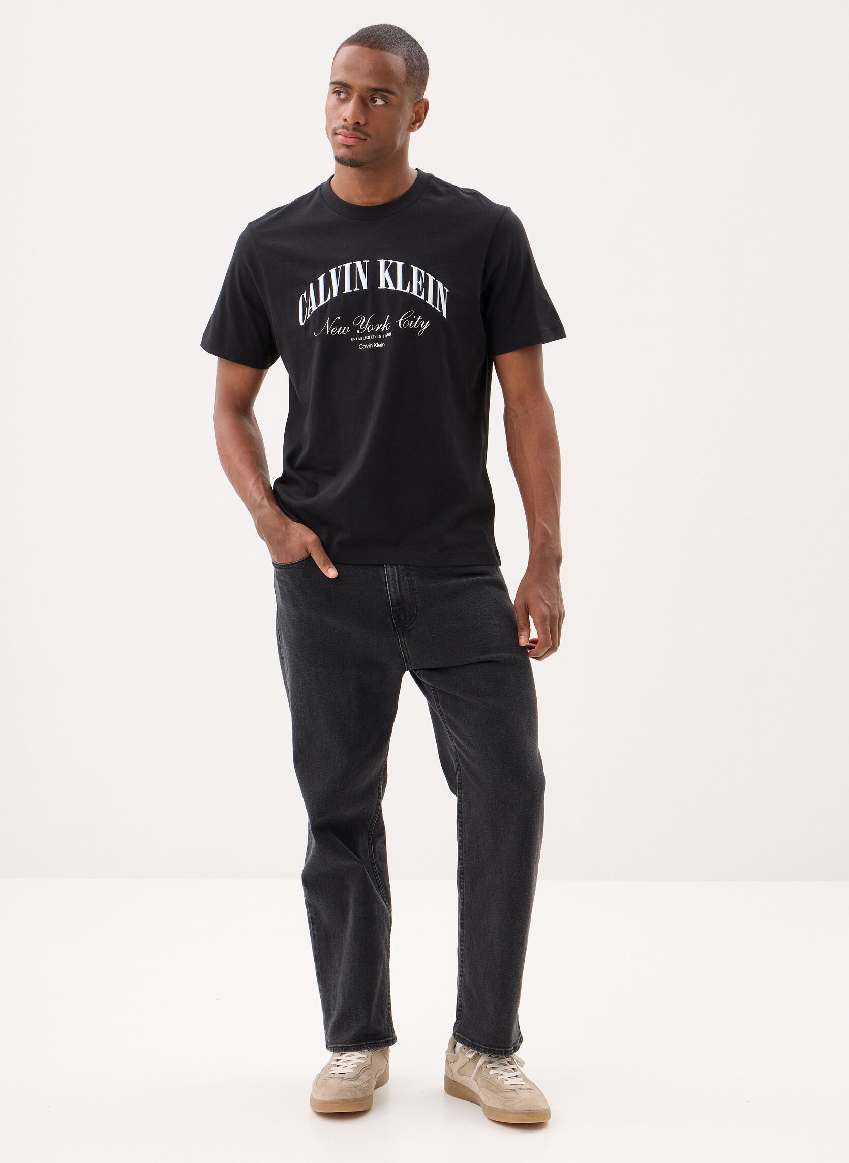 Tee-shirts 20S March Graphic Se homme noir Calvin Klein Jeans Tee-shirts 20S March Graphic Se homme noir BLACK