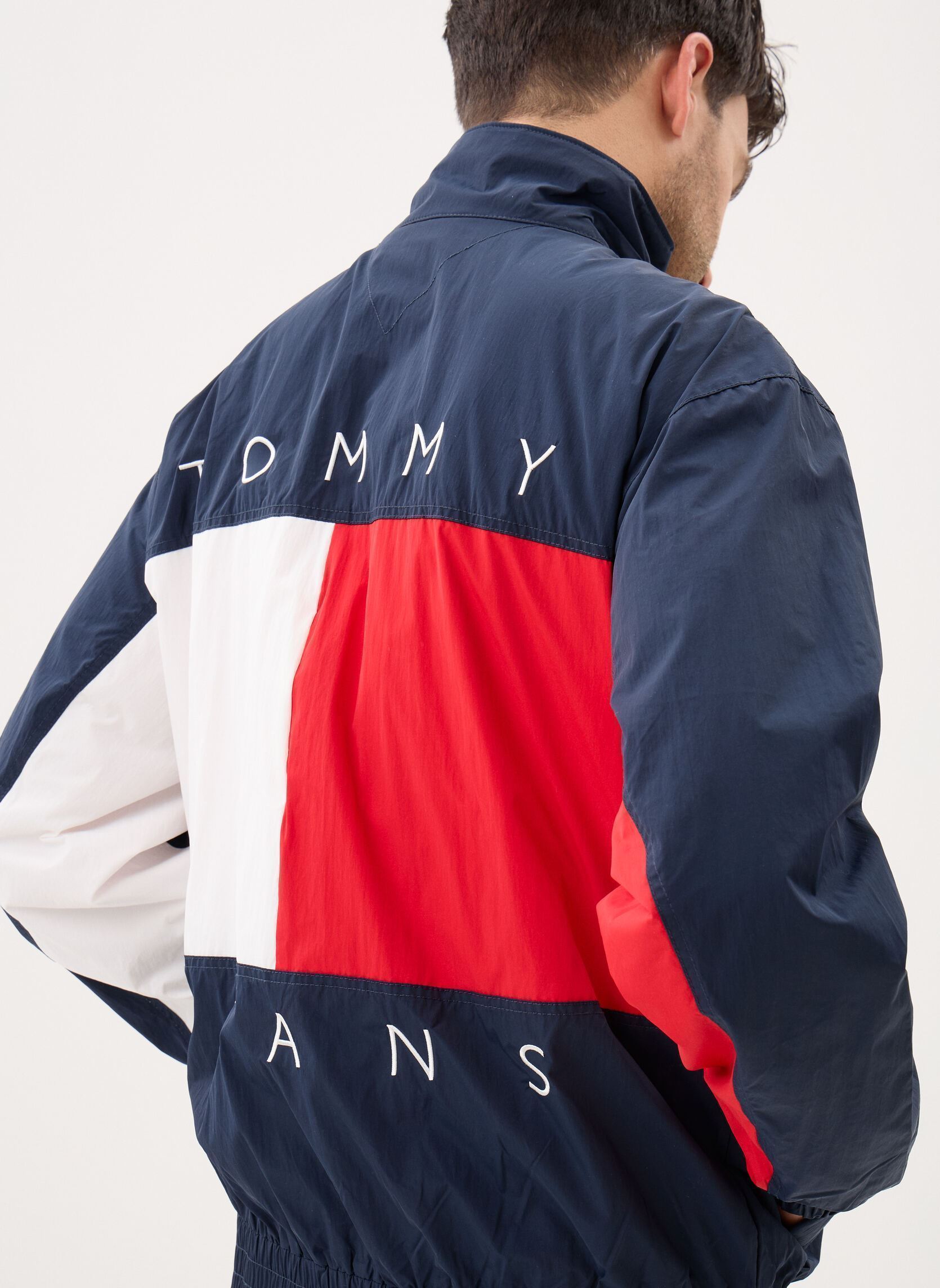 Blousons Tjm Heritage Flag Ja DM0DM22738 homme bleu Tommy Jeans Blousons Tjm Heritage Flag Ja DM0DM22738 homme bleu DARK NIGHT NAVY