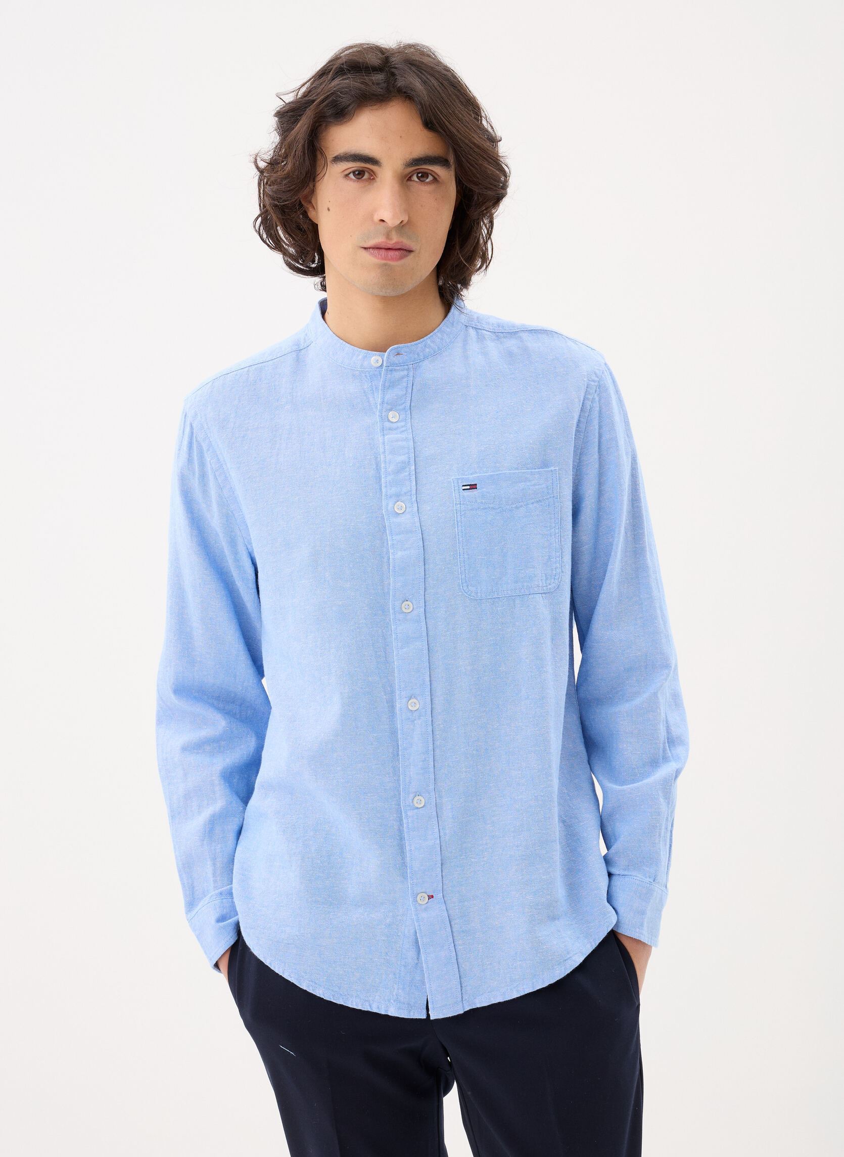 Tjm Reg Linen Mx Ban DM0DM22756 by Tommy Jeans