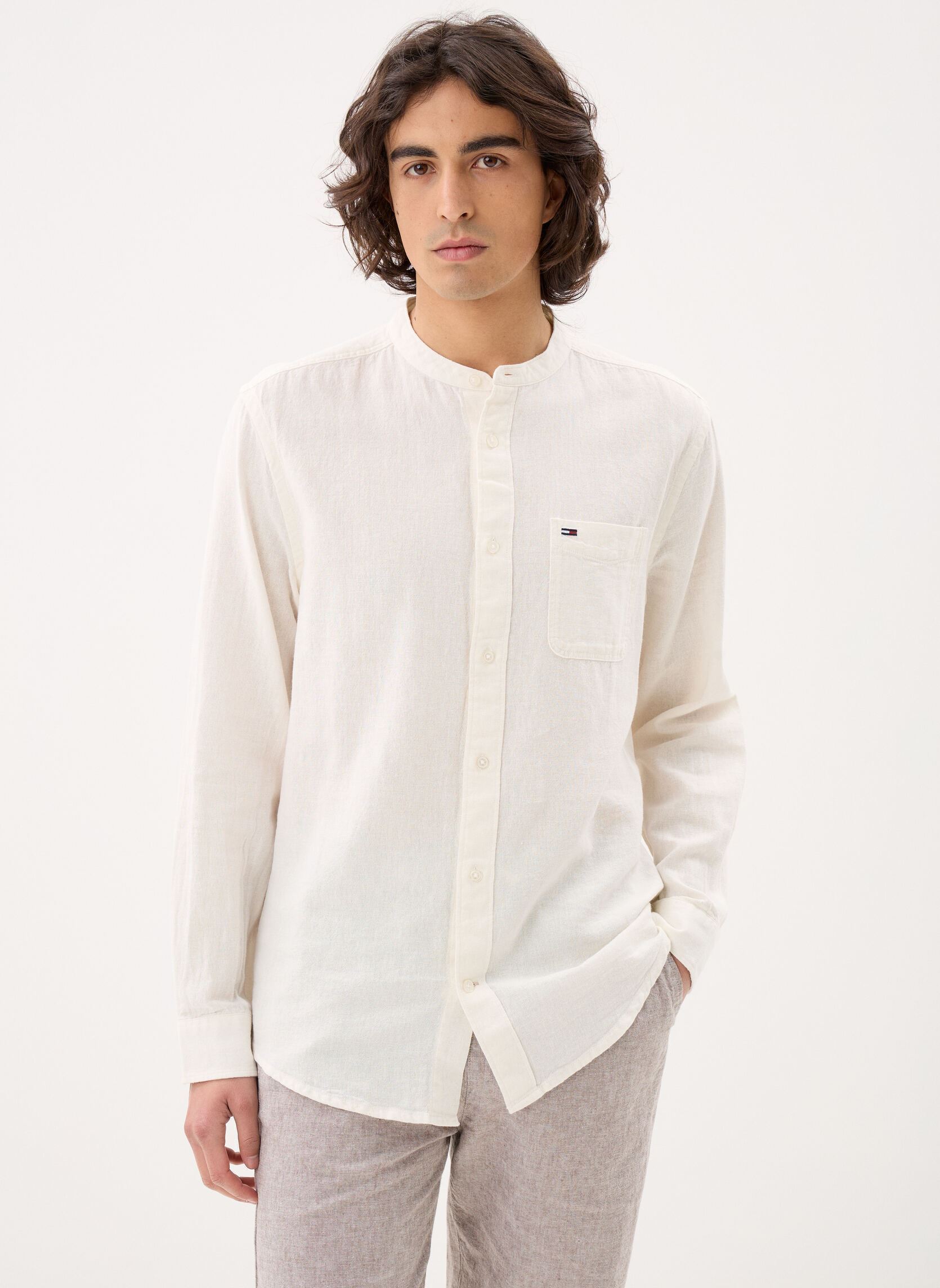 Tjm Reg Linen Mx Ban DM0DM22756 by Tommy Jeans