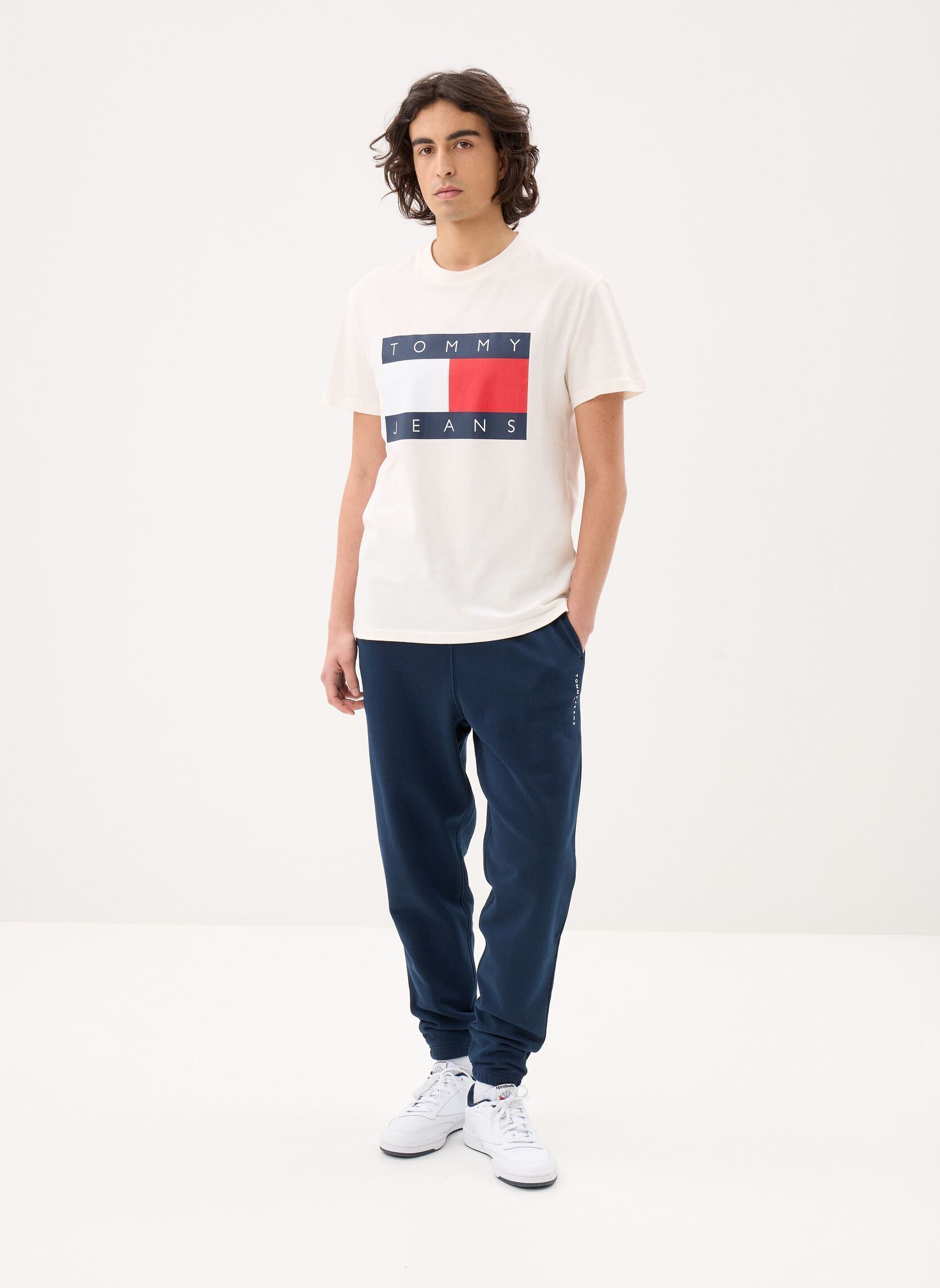 Jogginghosen Tjm Reg Linear Sweat DM0DM23014 herren blau Tommy Jeans Jogginghosen Tjm Reg Linear Sweat DM0DM23014 herren blau DARK NIGHT NAVY