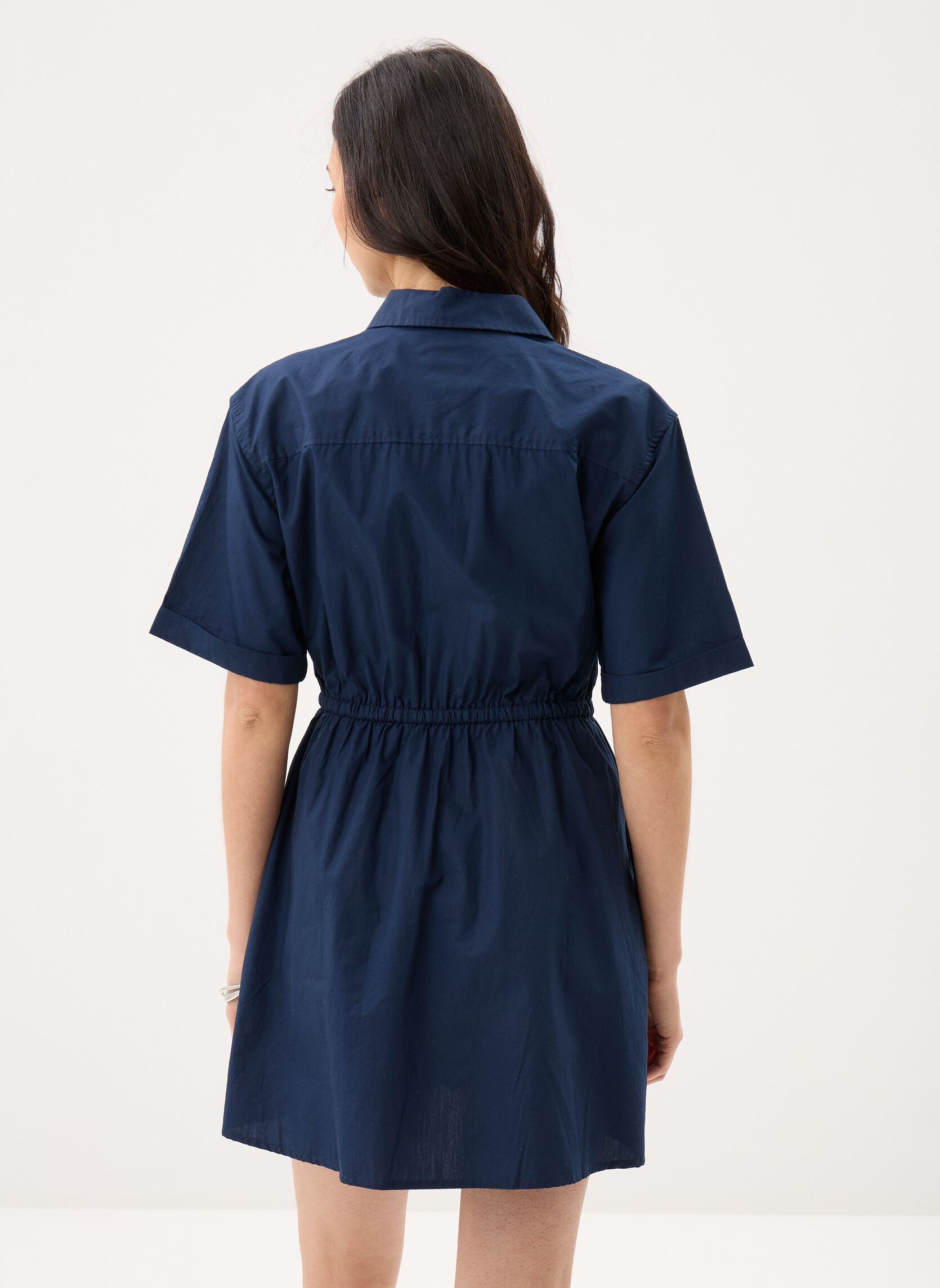 Robes Chemise Tjw Mini Stripe Shirt Dress DW0DW20617 femme bleu Tommy Jeans Robes Chemise Tjw Mini Stripe Shirt Dress DW0DW20617 femme bleu DARK NIGHT NAVY