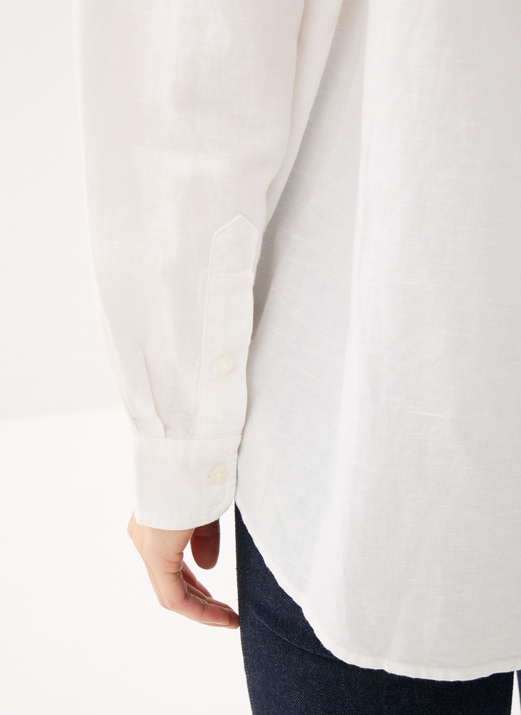 Chemises manches longues Tjw Rlx Linen Shirt DW0DW22209 femme blanc Tommy Jeans Chemises manches longues Tjw Rlx Linen Shirt DW0DW22209 femme blanc ECRU