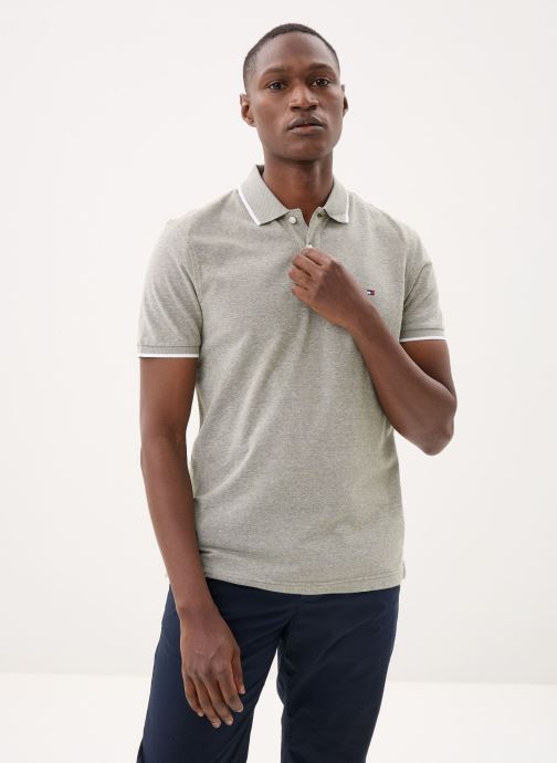 Tommy Hilfiger Polos Cotton Linen Pique R homme vert