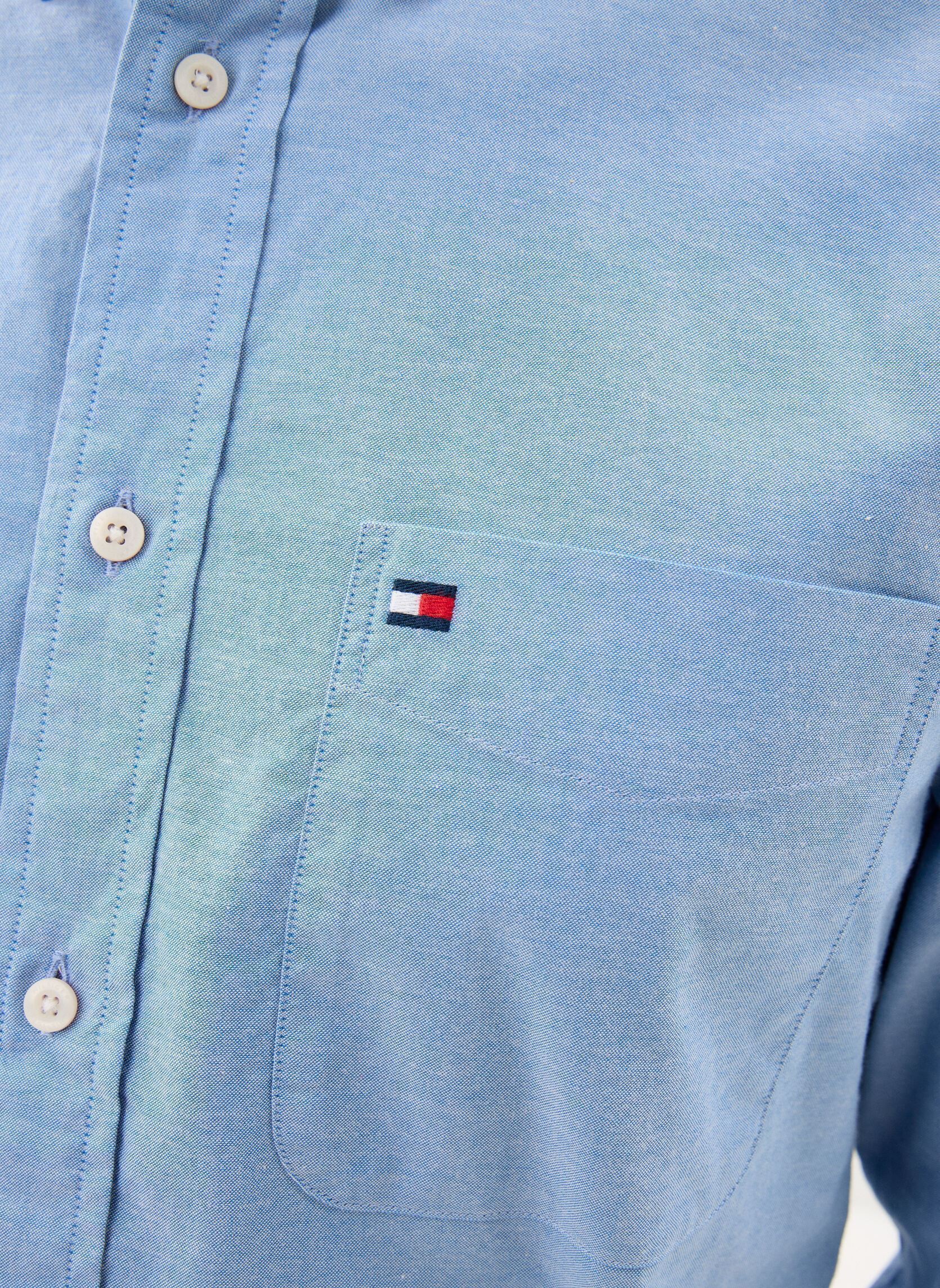 Hemden Light Oxford Solid S MW0MW42287 heren blauw Tommy Hilfiger Hemden Light Oxford Solid S MW0MW42287 heren blauw SHIRT BLUE