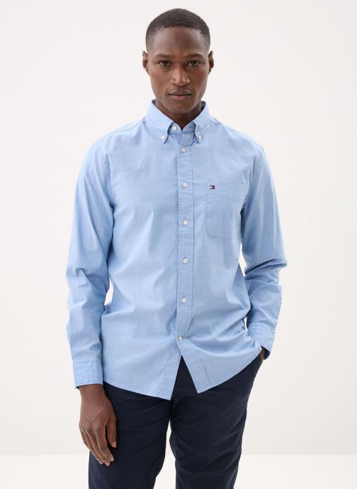 Tommy Hilfiger Hemden Light Oxford Solid S MW0MW42287 heren blauw