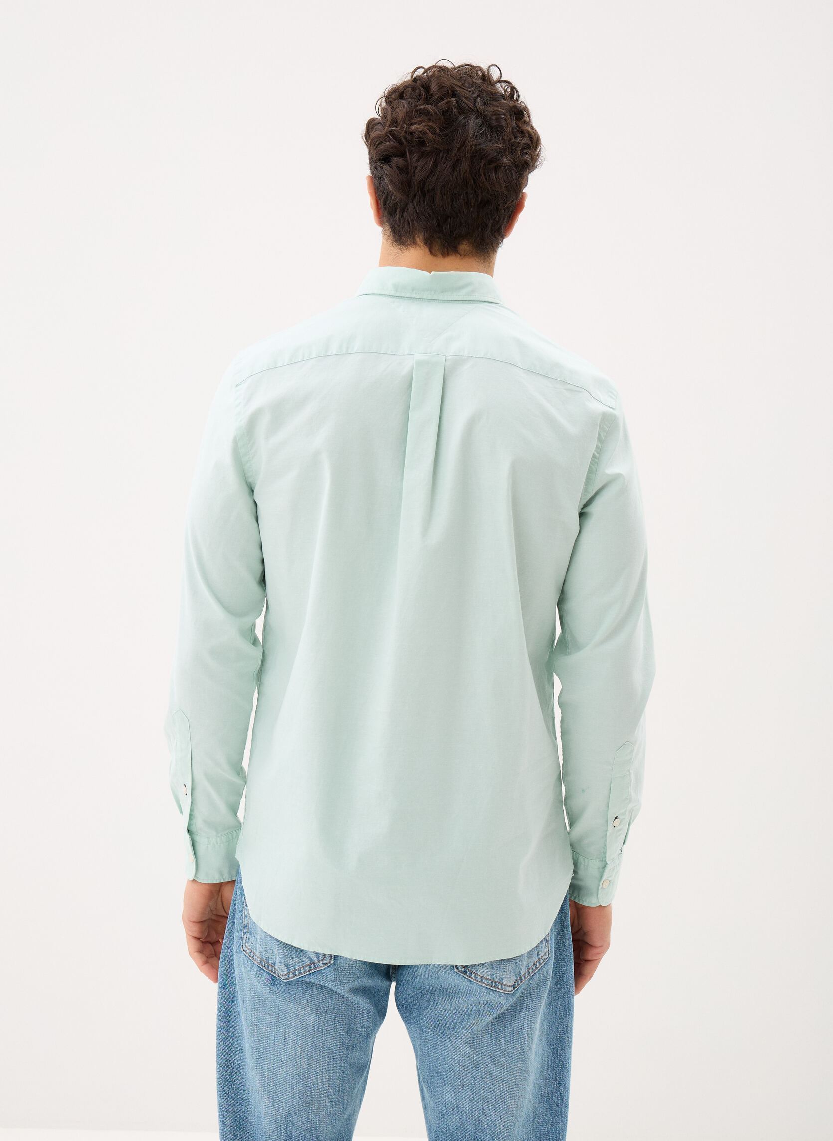 Chemises Light Oxford Solid S MW0MW42287 homme vert Tommy Hilfiger Chemises Light Oxford Solid S MW0MW42287 homme vert CRUSHED MINT