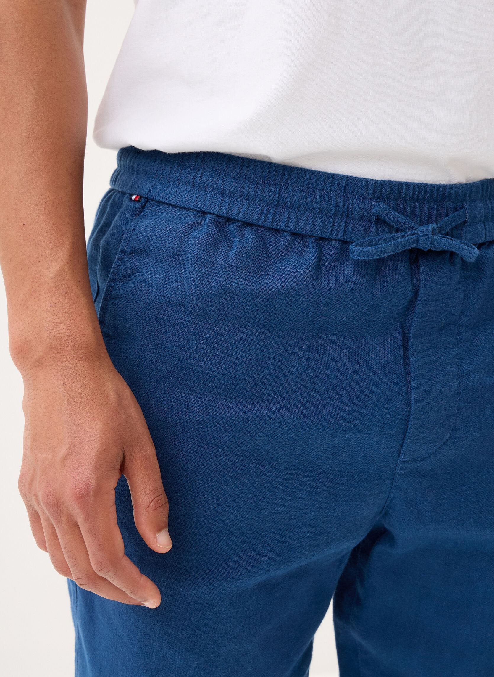 Chino-Hosen Harlem Po Sorona Lin MW0MW42336 herren blau Tommy Hilfiger Chino-Hosen Harlem Po Sorona Lin MW0MW42336 herren blau BLUE JEAN