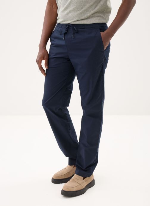 Tommy Hilfiger Pantalons chino Denton Po Poplin MW0MW42340 homme bleu
