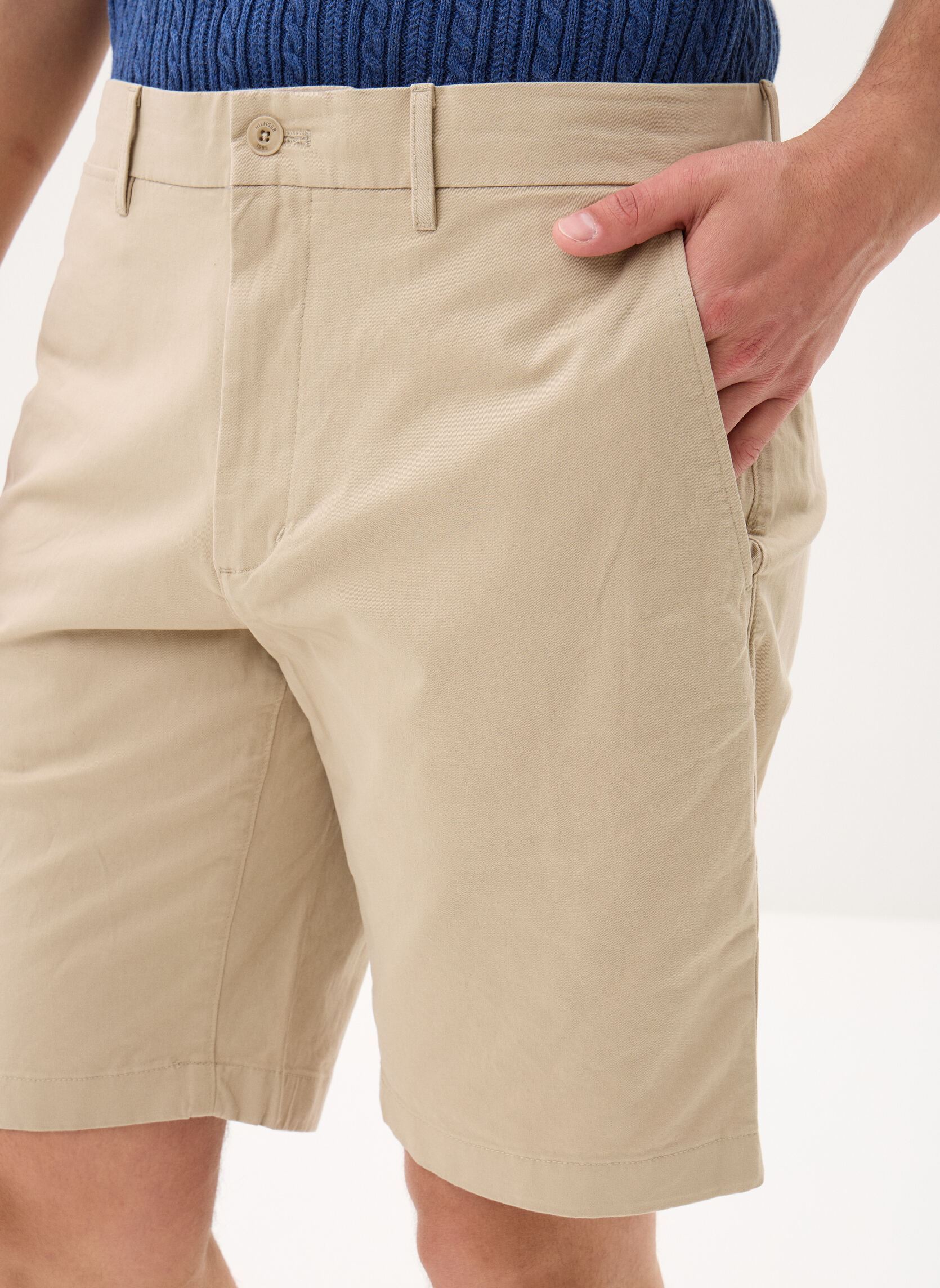 Shorts Denton 9.5 Inc Ess T herren beige Tommy Hilfiger Shorts Denton 9.5 Inc Ess T herren beige SANDALWOOD