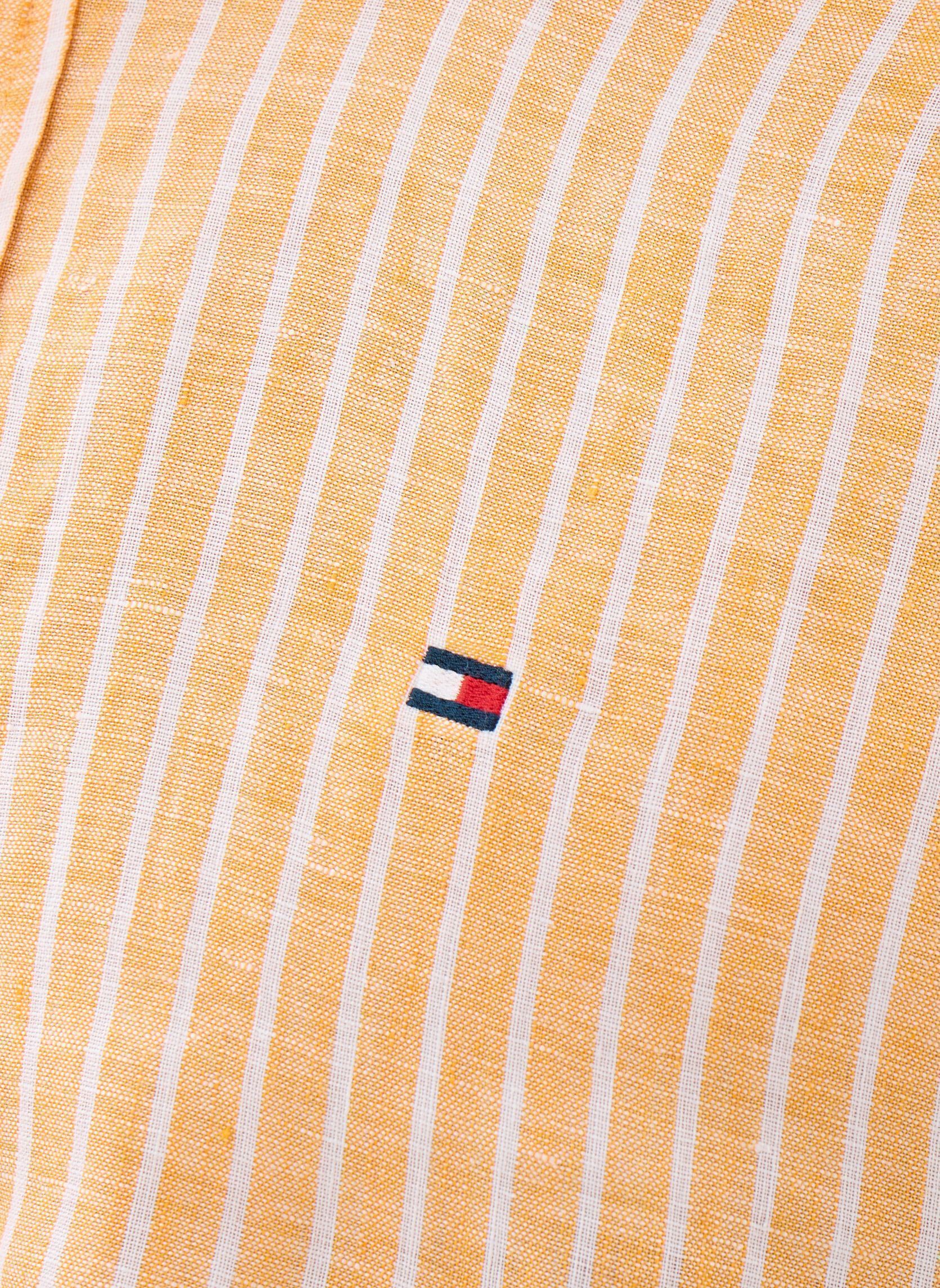 Chemises Linen Bengal Stripe homme orange Tommy Hilfiger Chemises Linen Bengal Stripe homme orange ORANGE FLASH / STRIPE