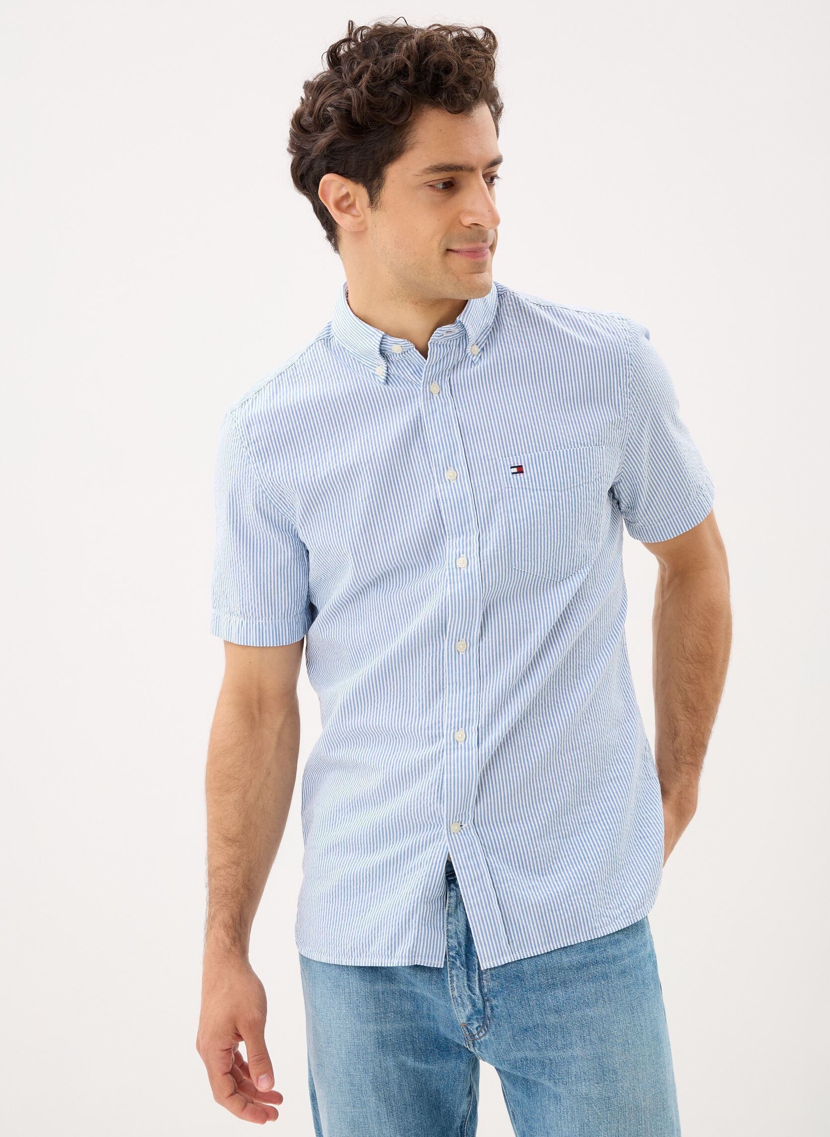 Vêtements Tommy Hilfiger Seersucker Bengal St pour