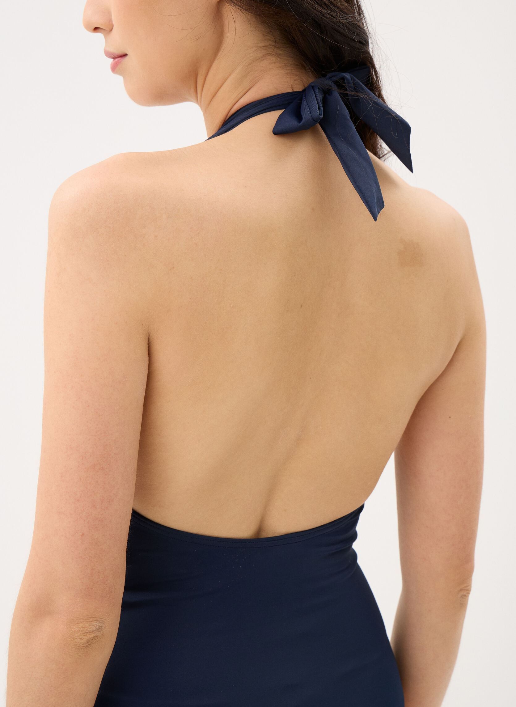 Badpak Halter Rp Op dames blauw Tommy Hilfiger Badpak Halter Rp Op dames blauw DARK NIGHT NAVY
