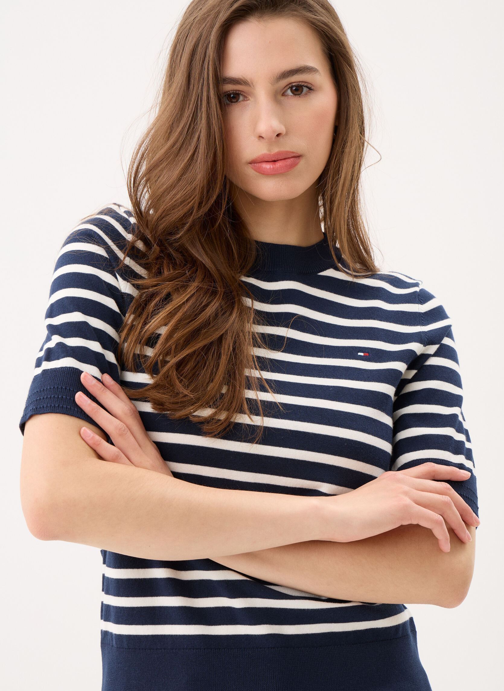 Vêtements Tommy Hilfiger Co Jersey Fine Gg C WW0WW49705 pour - vue 1