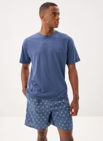 Shorts Ss Woven Short Print herren blau Tommy Hilfiger Shorts Ss Woven Short Print herren blau AEGEAN SEA/TH SCRIPT GEO