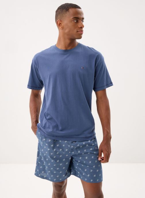 Tommy Hilfiger Shorts Ss Woven Short Print heren blauw