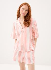 Kleidung Ss Shirt Linen Pj Sh damen orange