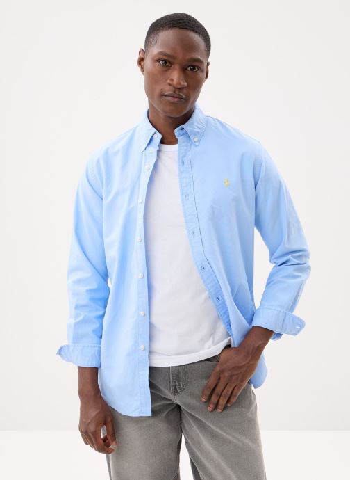 Polo Ralph Lauren Hemden Chemise Oxford Custom Fit 710805564 heren blauw