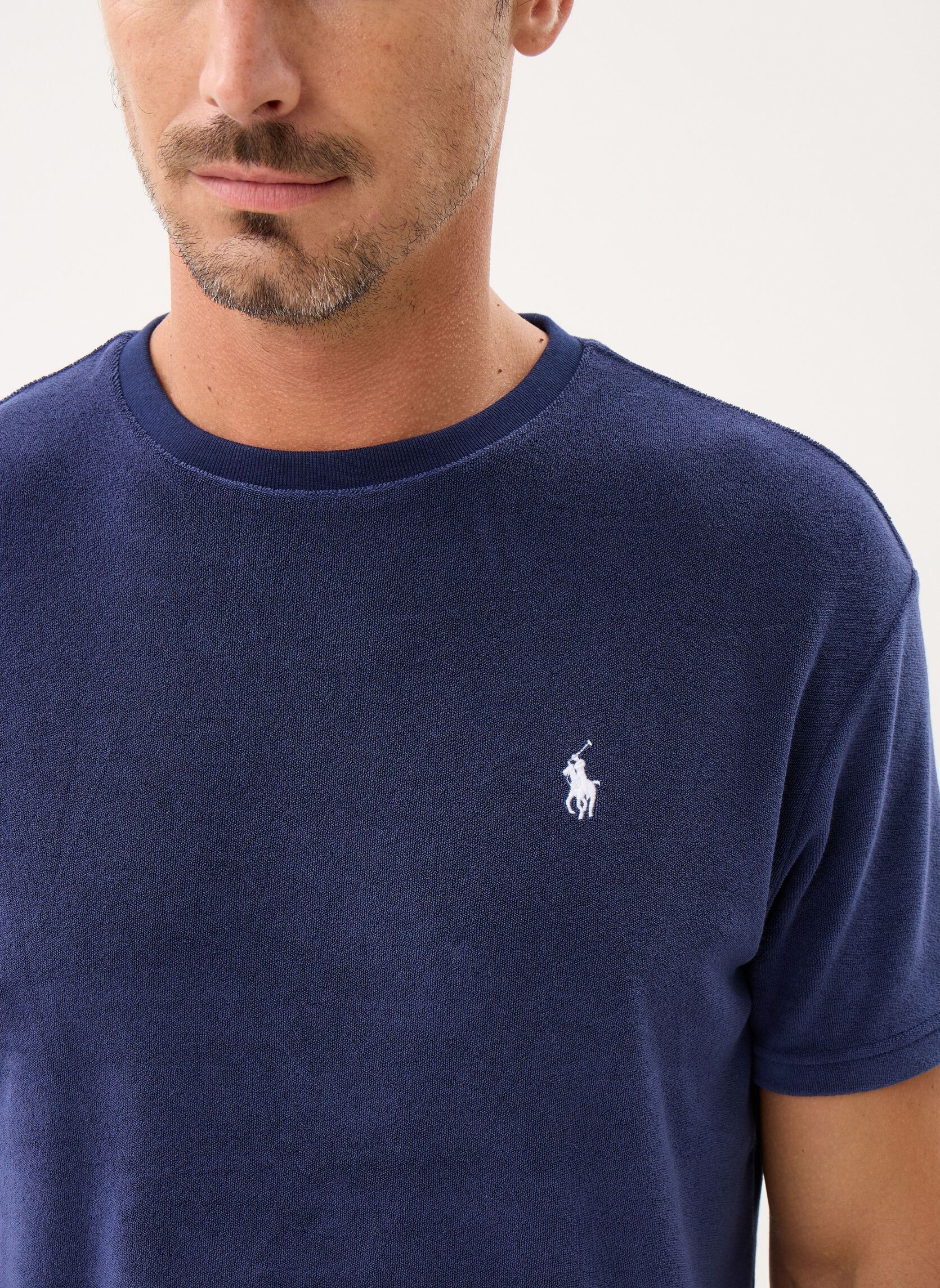 Tee-shirts T-shirt en jersey à col rond 710A12492 homme bleu Polo Ralph Lauren Tee-shirts T-shirt en jersey à col rond 710A12492 homme bleu NEWPORT NAVY