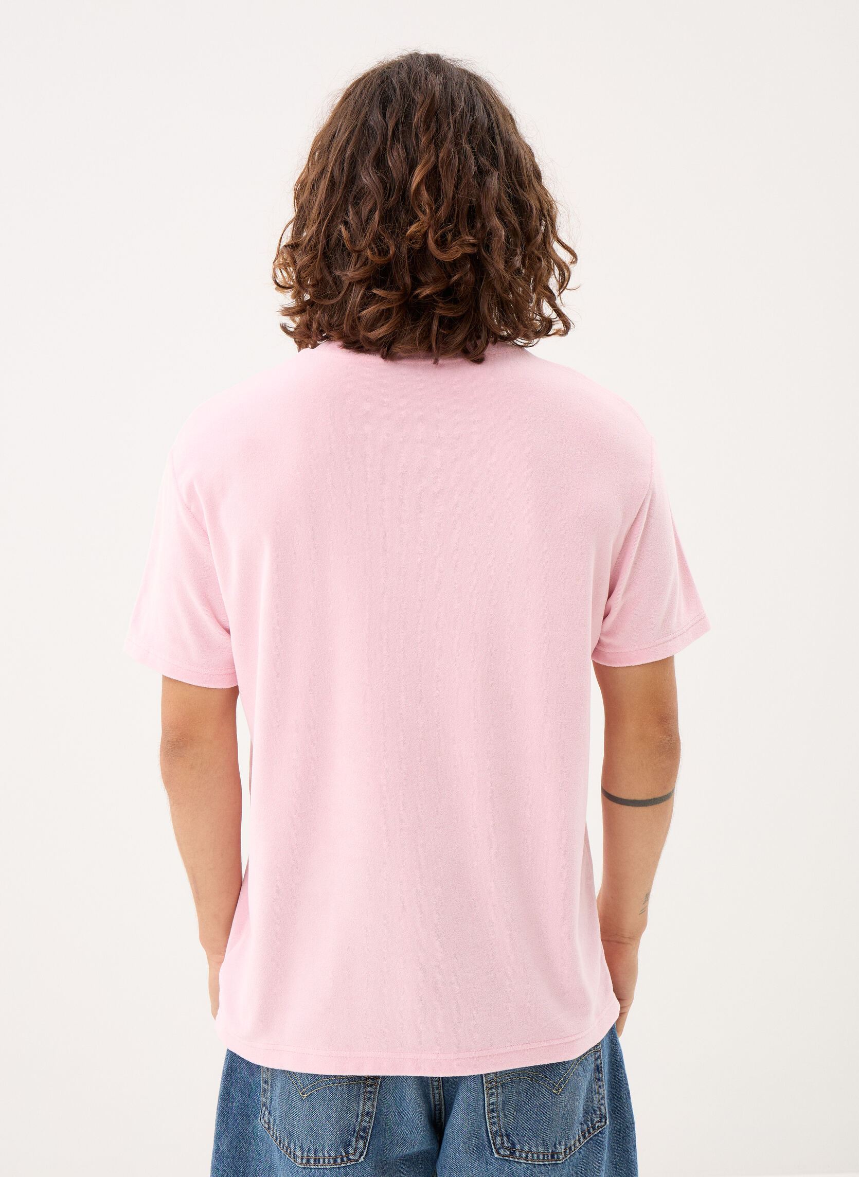 T-shirts T-shirt en jersey à col rond 710A12492 heren roze Polo Ralph Lauren T-shirts T-shirt en jersey à col rond 710A12492 heren roze GARDEN PINK