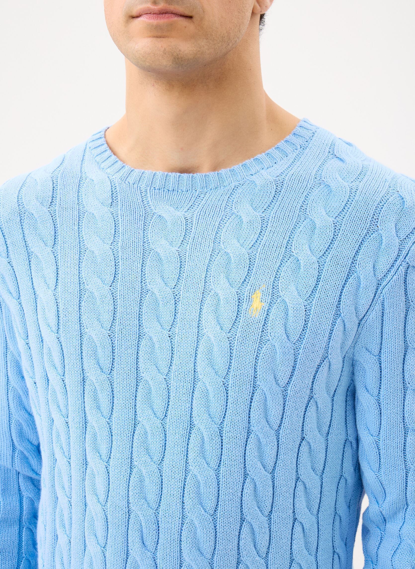 Pullover Pull en coton torsadé herren blau Polo Ralph Lauren Pullover Pull en coton torsadé herren blau AUSTIN BLUE