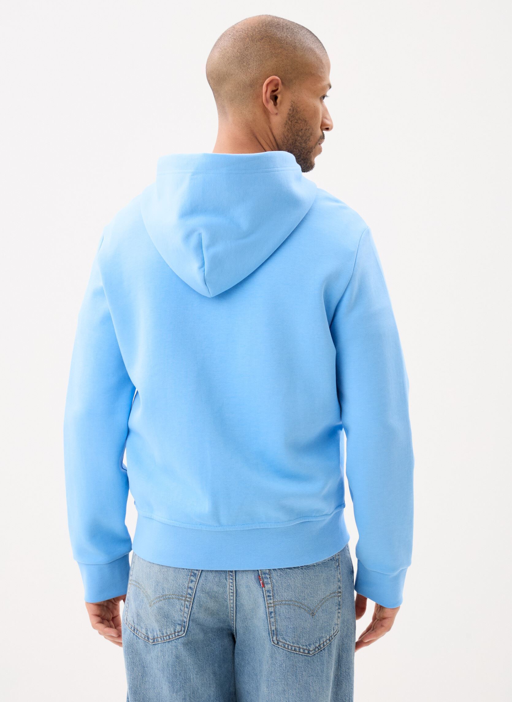 Sweats zippés Sweat À Capuche En Maille Double 7108882 homme bleu Polo Ralph Lauren Sweats zippés Sweat À Capuche En Maille Double 7108882 homme bleu CHATHAM BLUE/C1730